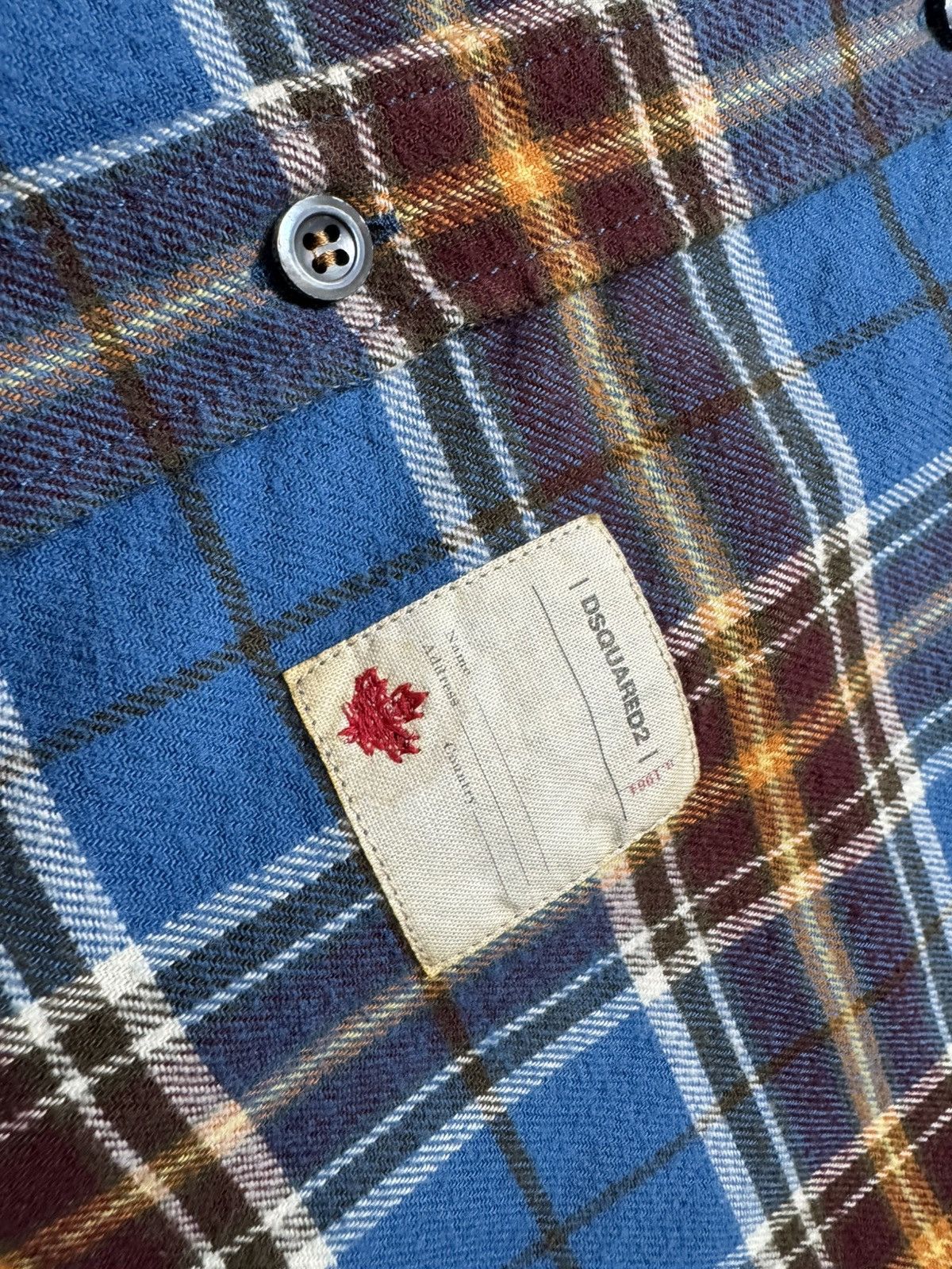 Dsquared2 Dsquared2 Checked Button Flannel Up Shirt Luxury Size US XS / EU 42 / 0 - 5 Thumbnail