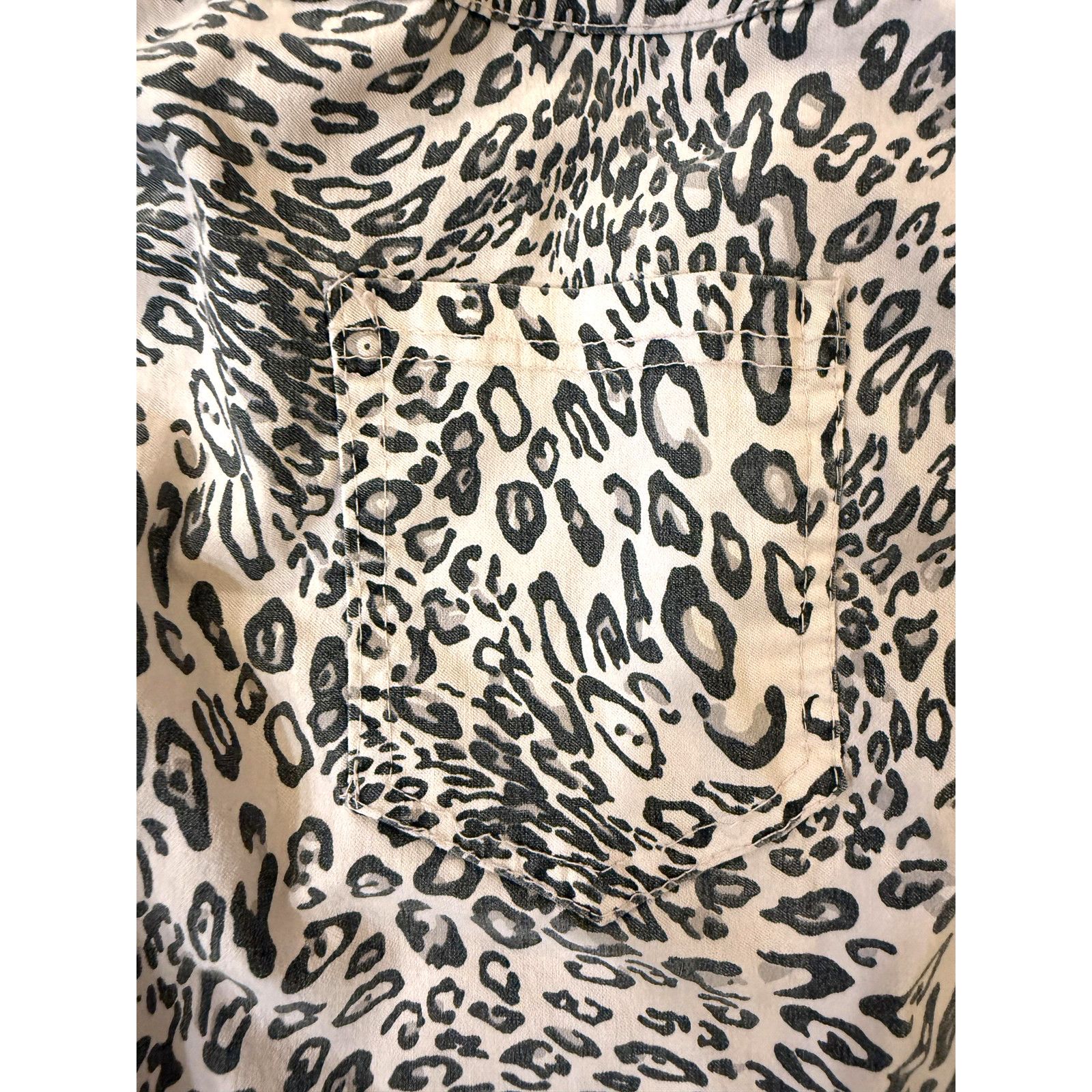 & Other Stories Levanté Leopard Print Jogger Pants Womens Med Boho AOP Italy Size 28" / US 6 / IT 42 - 8 Thumbnail