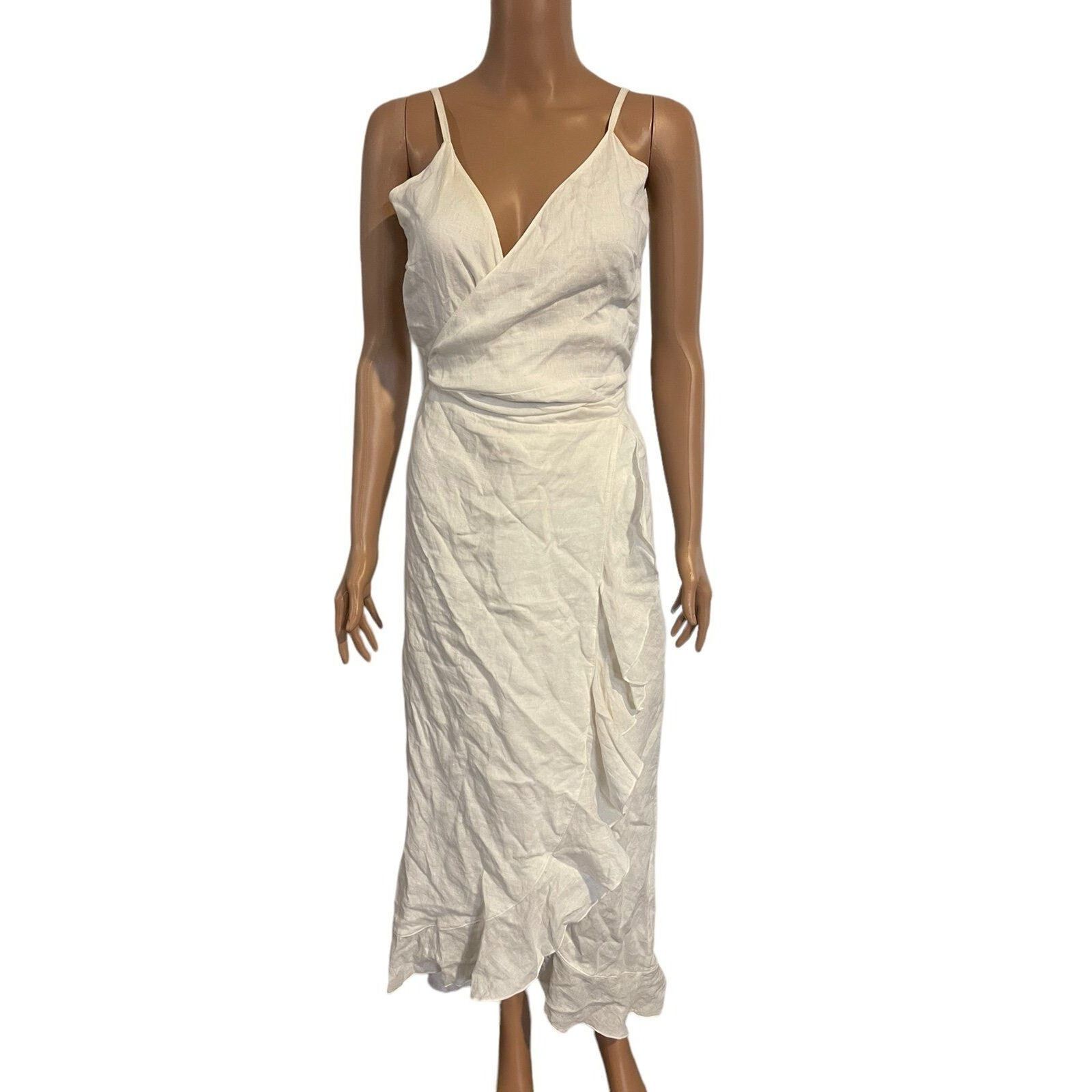 J.McLaughlin J.McLaughlin Emilia Linen Maxi Dress Size: S NWT Size S / US 4 / IT 40 - 3 Thumbnail