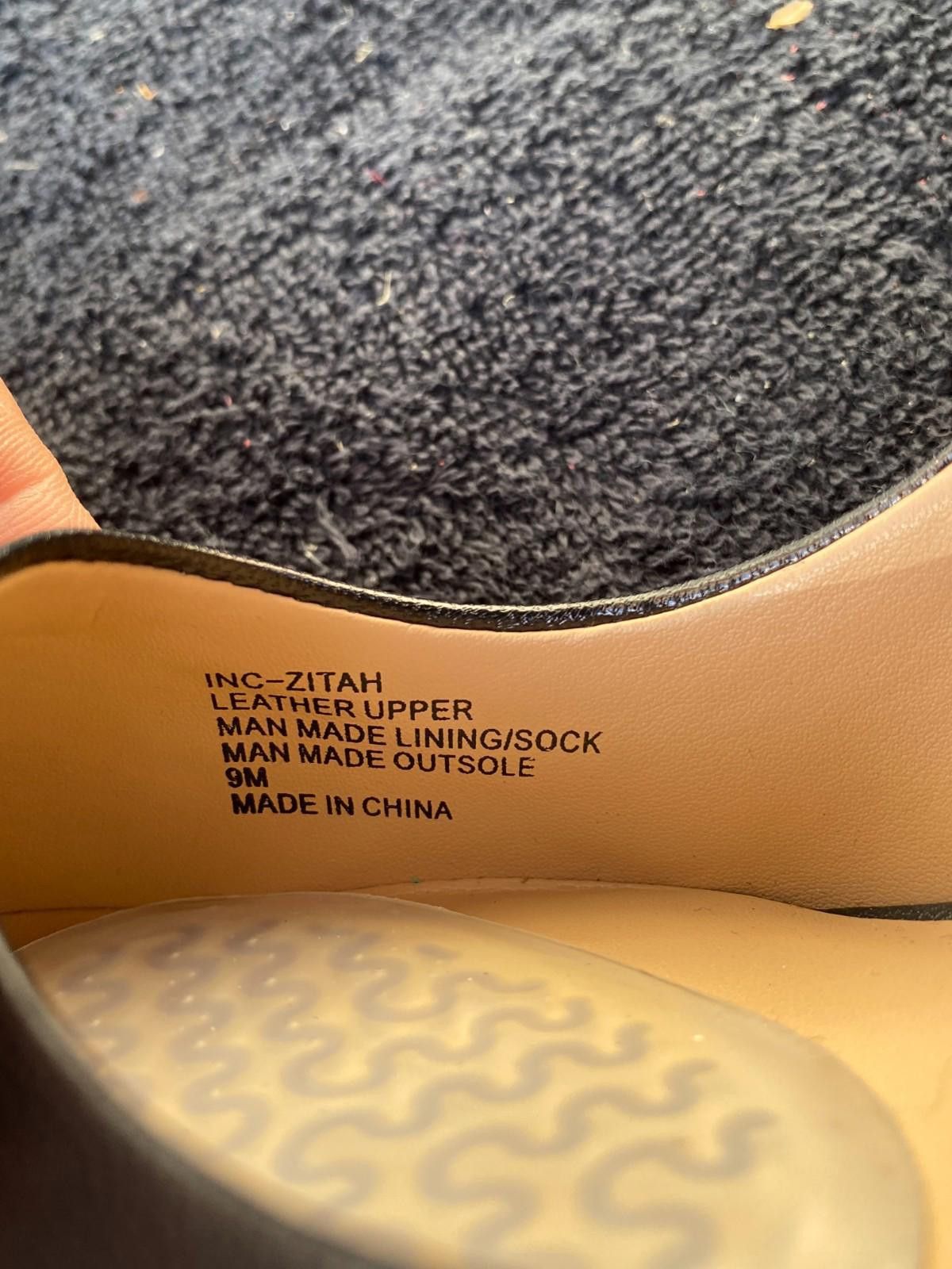 Designer I.N.C. International Concepts Zitah Pump Leather Sz. 9M-S619 Size US 9 / IT 39 - 7 Thumbnail