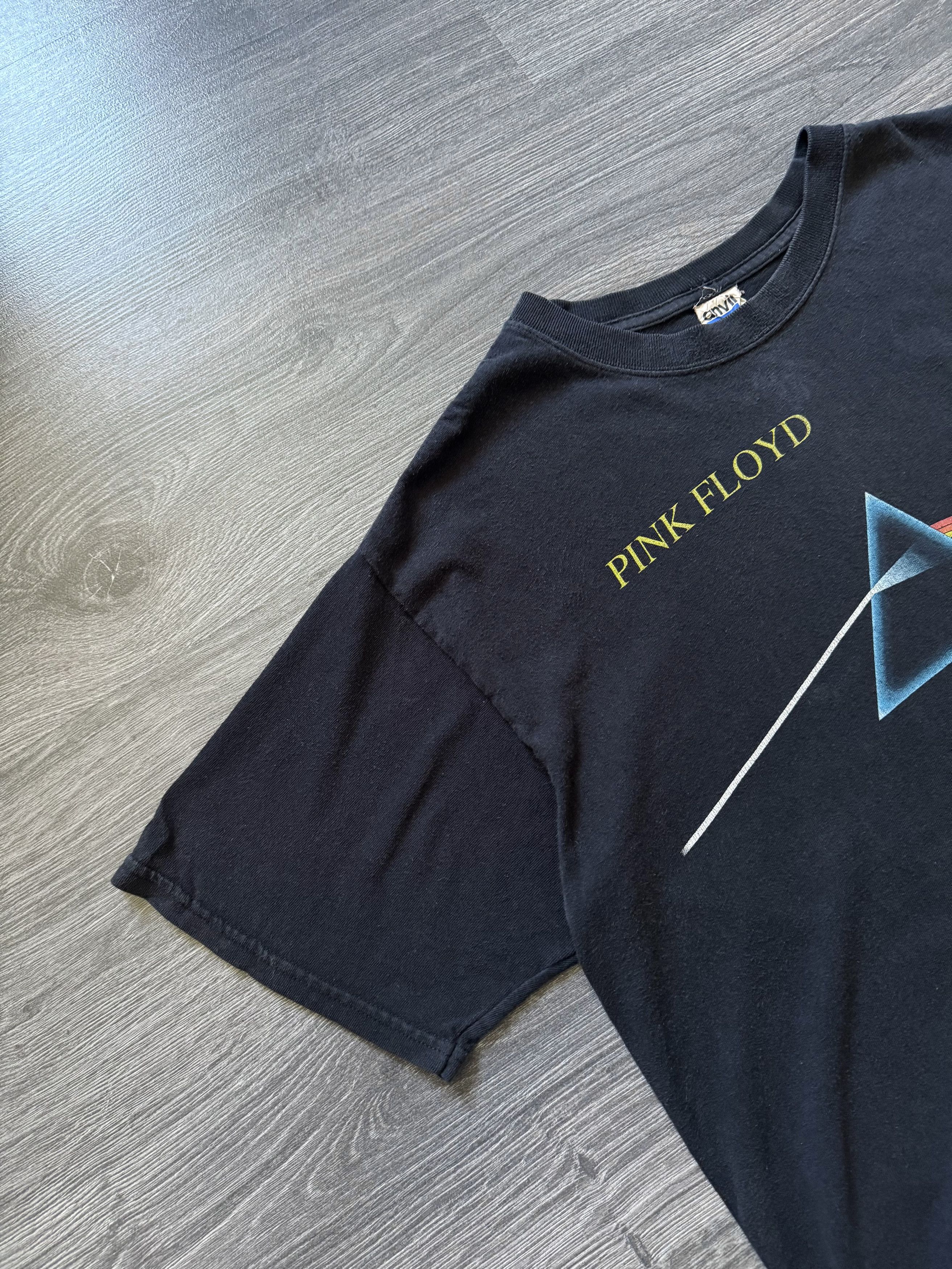 Pink Floyd Vintage 90s Pink Floyd Dark Side of the Moon T-shirt Size US L / EU 52-54 / 3 - 7 Thumbnail
