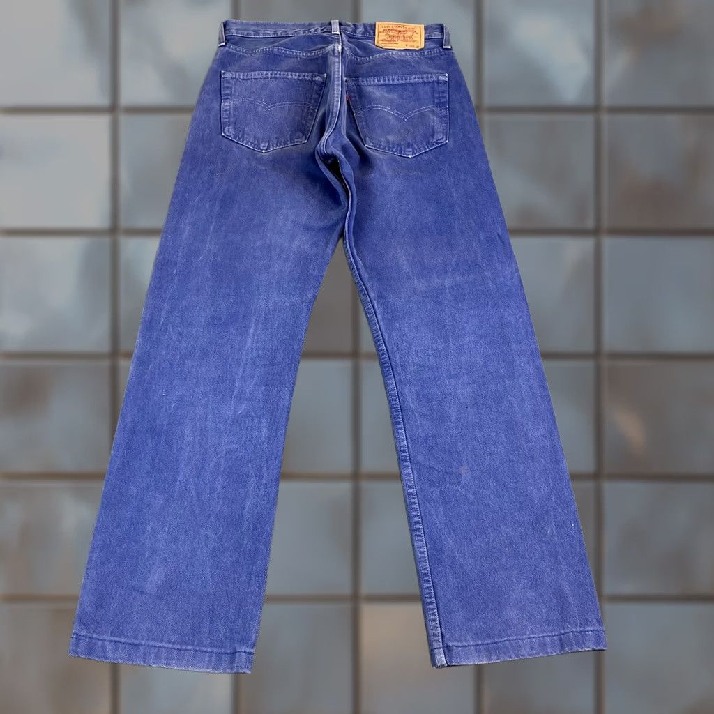 Levi's VINTAGE Levi's 501 Jeans Mens Regular Straight 30 30 Purple USA Made 90s Denim Pant Jeans Shirt? Size US 30 / EU 46 - 1 Thumbnail