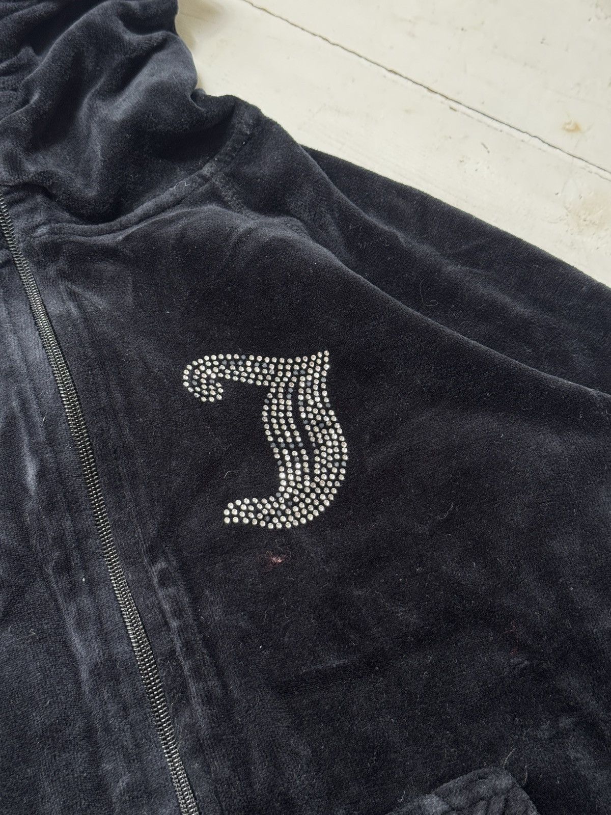 Juicy Couture VINTAGE JUICY COUTURE 2000s HOODIE&PANTS SET TRACKSUIT Size S / US 4 / IT 40 - 6 Thumbnail