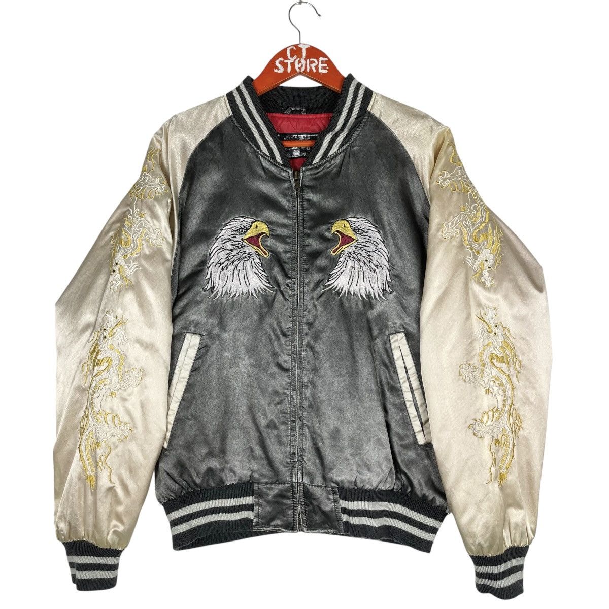 Japanese Brand Vintage Japanese Sukajan Souvenir Jacket Size M Size US M / EU 48-50 / 2 - 1 Thumbnail