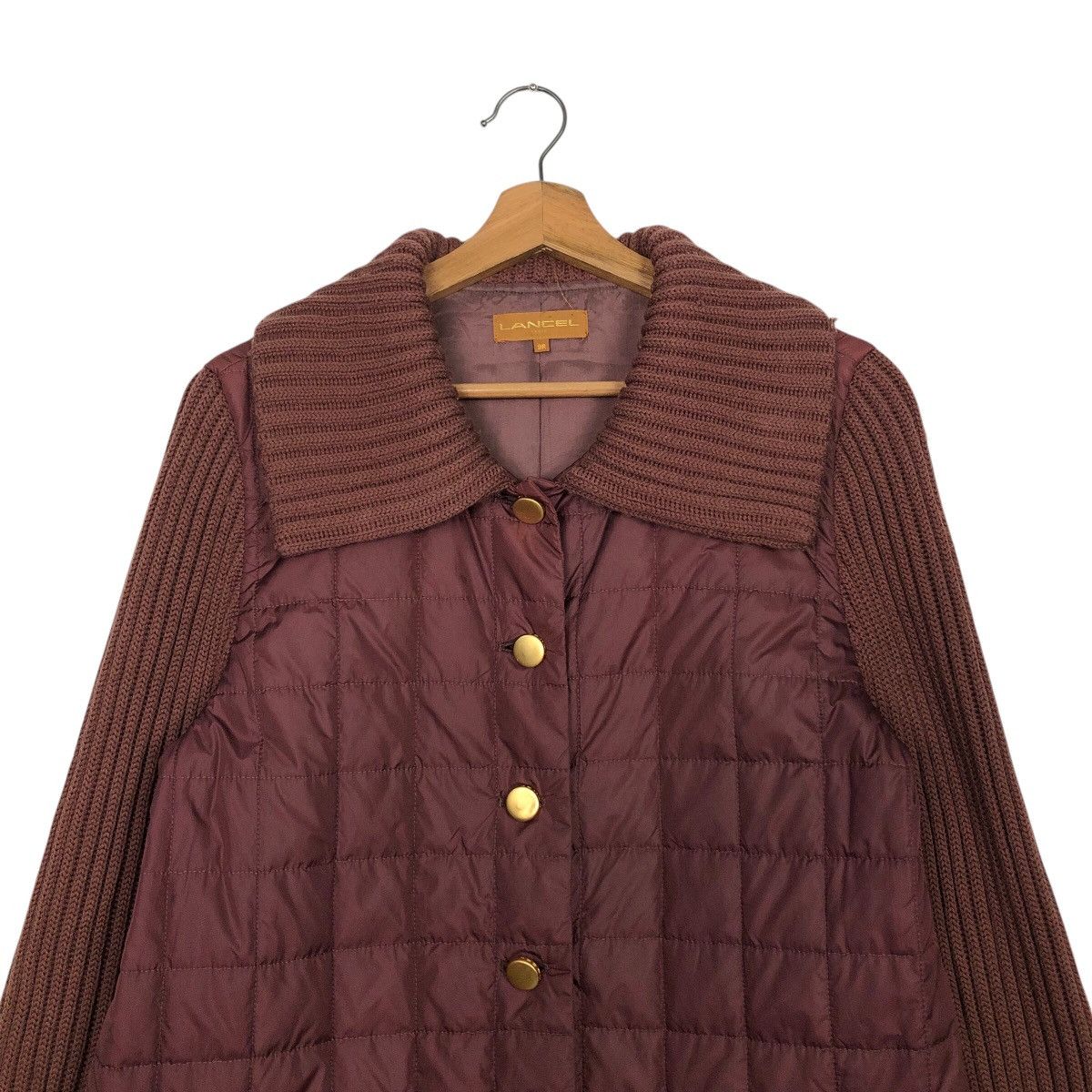Japanese Brand × Lancel × Vintage 📌Vintage Button Jacket Lancel Quilted Design Issey Miyake Size M / US 6-8 / IT 42-44 - 4 Thumbnail