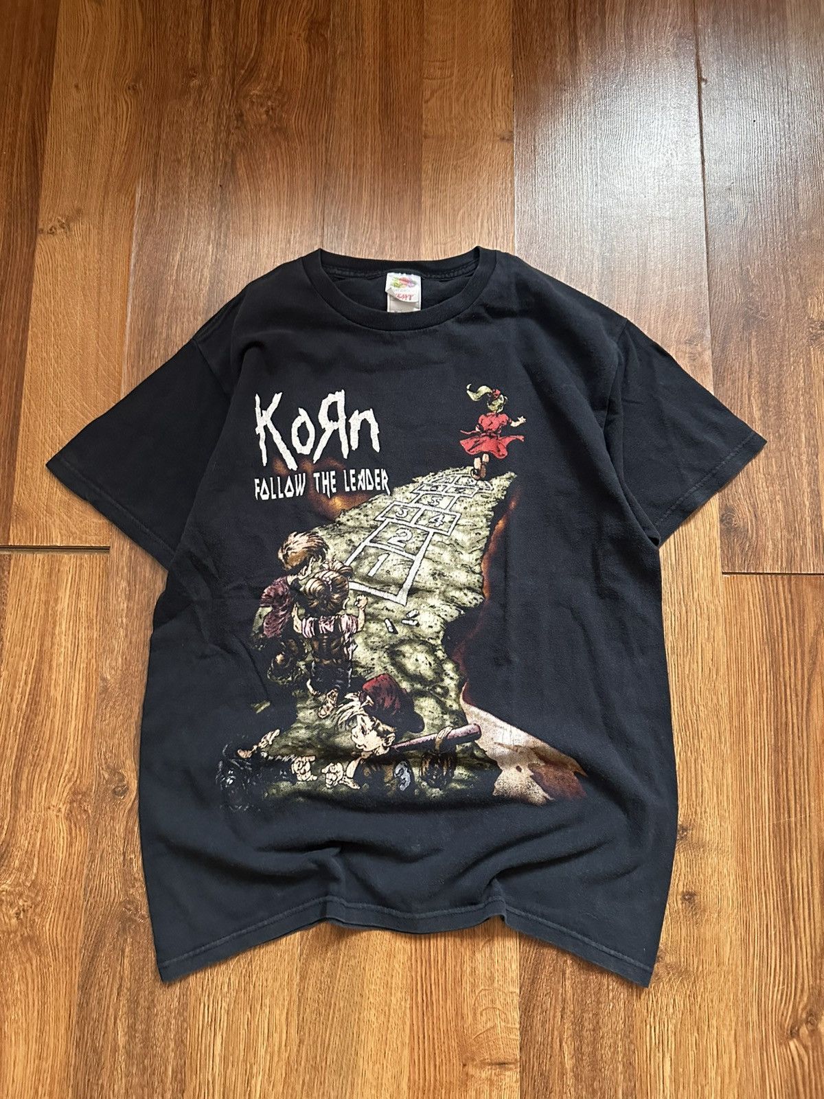 Vintage Vintage Korn Follow The Leader Graphic Tee Double Sided M Size US M / EU 48-50 / 2 - 1 Thumbnail