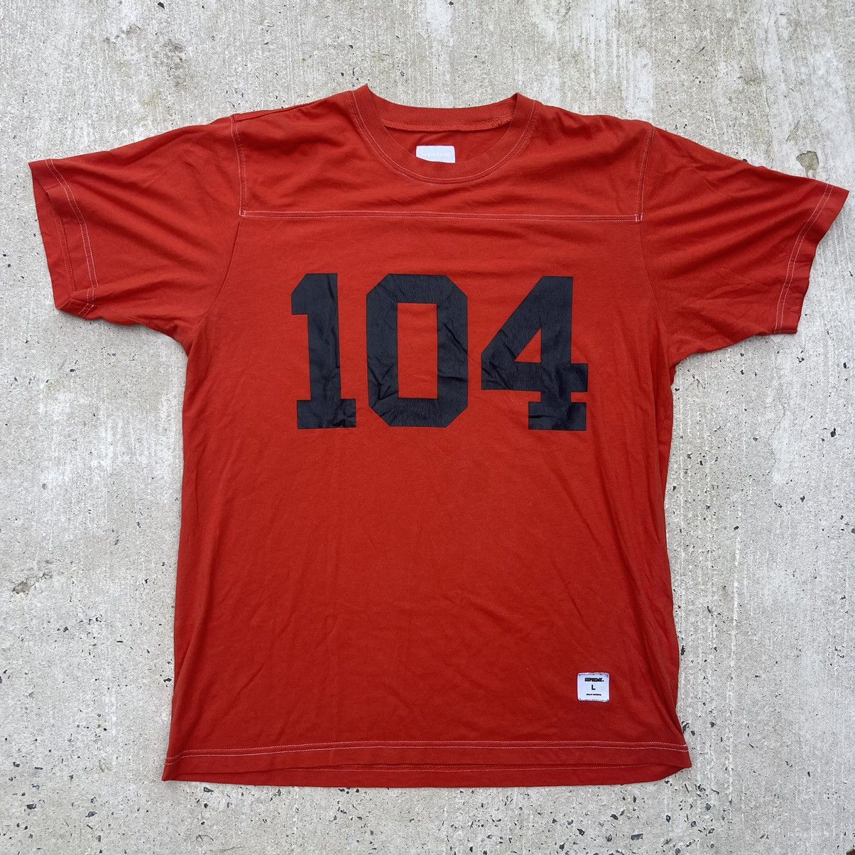 Supreme ORANGE 2016 SUPREME 104 FOOTBALL TOP Size US L / EU 52-54 / 3 - 1 Thumbnail