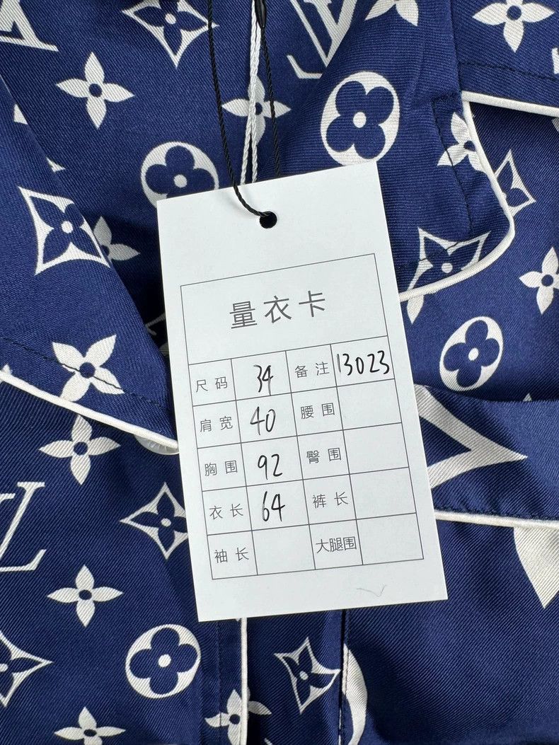 Other Louis Vuitton Blue full print presbyopic silk shirt Size XXS / US 00 / IT 34 - 5 Thumbnail