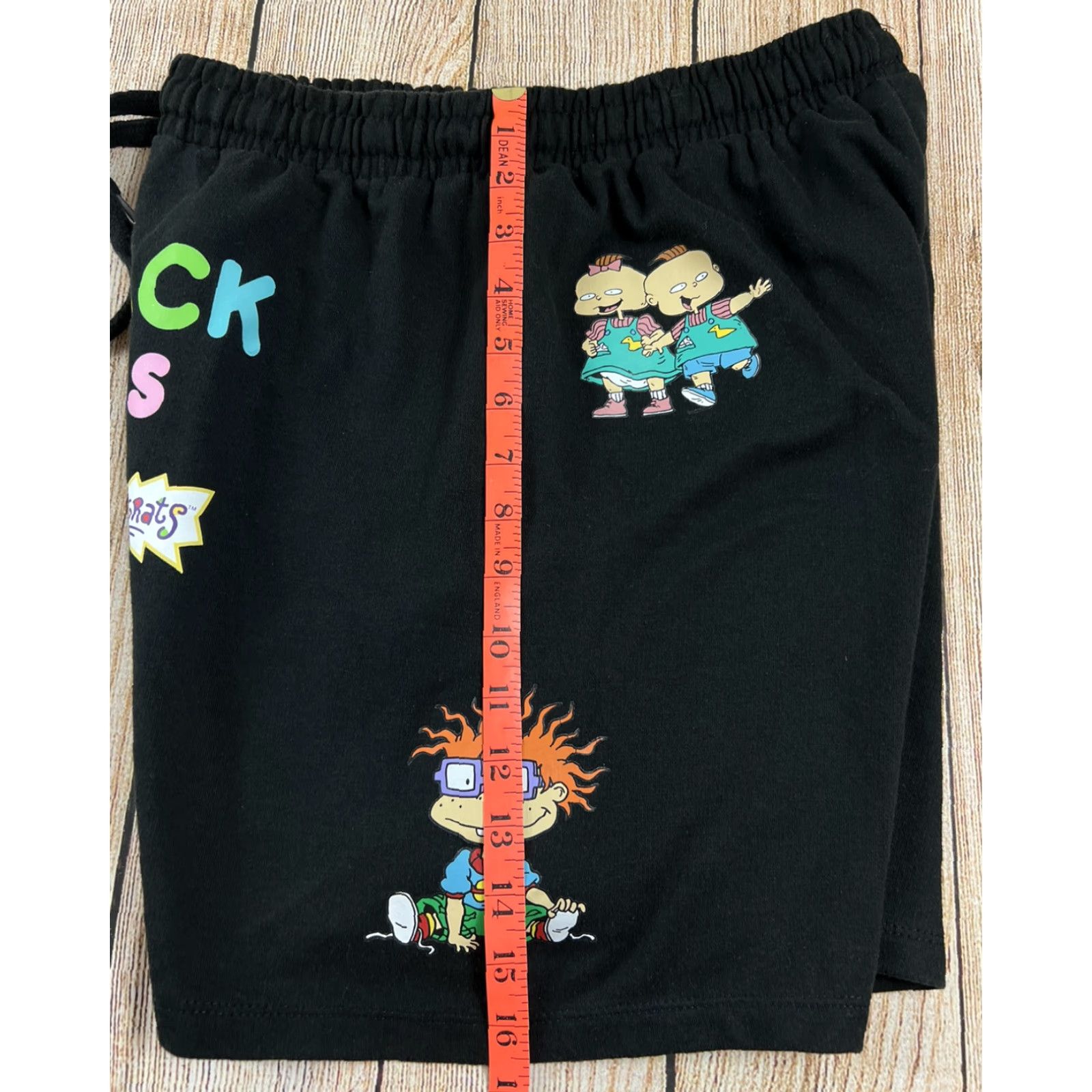 Nickelodeon Nickelodeon Rugrats Black Shorts 90s Size S Men Regular Cotton Sweat Adults Mens Black 90s Classic Size US 29 - 4 Thumbnail