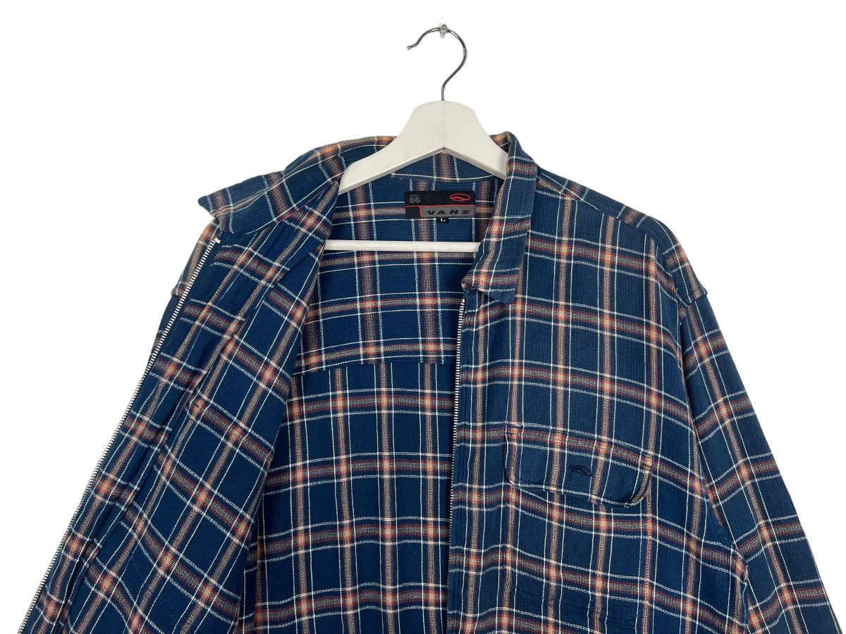 Vans 🔥90s VINTAGE VANS CHECK ZIPPER SHIRT JACKET Size US L / EU 52-54 / 3 - 10 Thumbnail