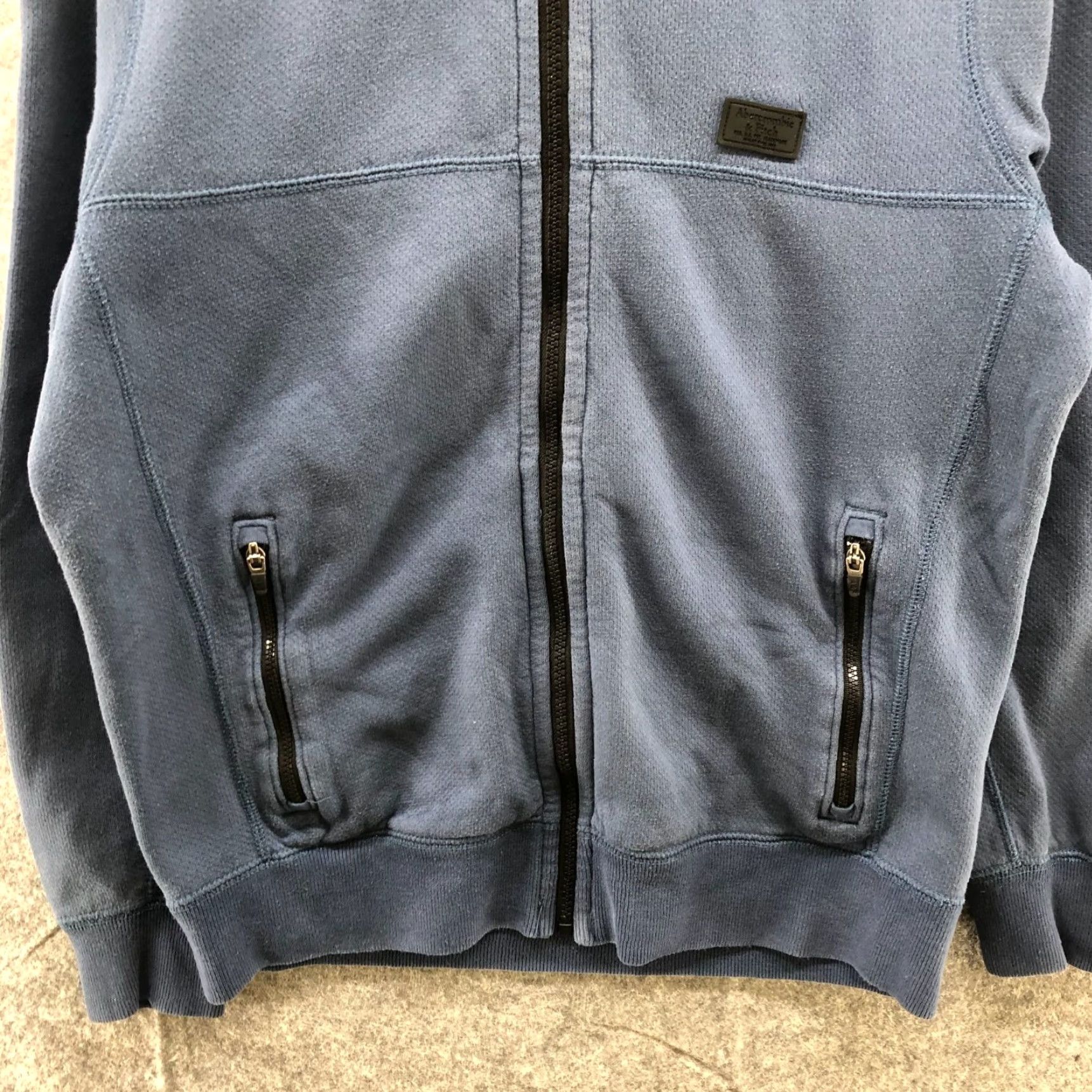 Abercrombie & Fitch Abercrombie & Fitch Hoodie Mens XS Full Zip Blue Fleece Active Zip Pockets Modern Outdoor Size US XS / EU 42 / 0 - 4 Thumbnail
