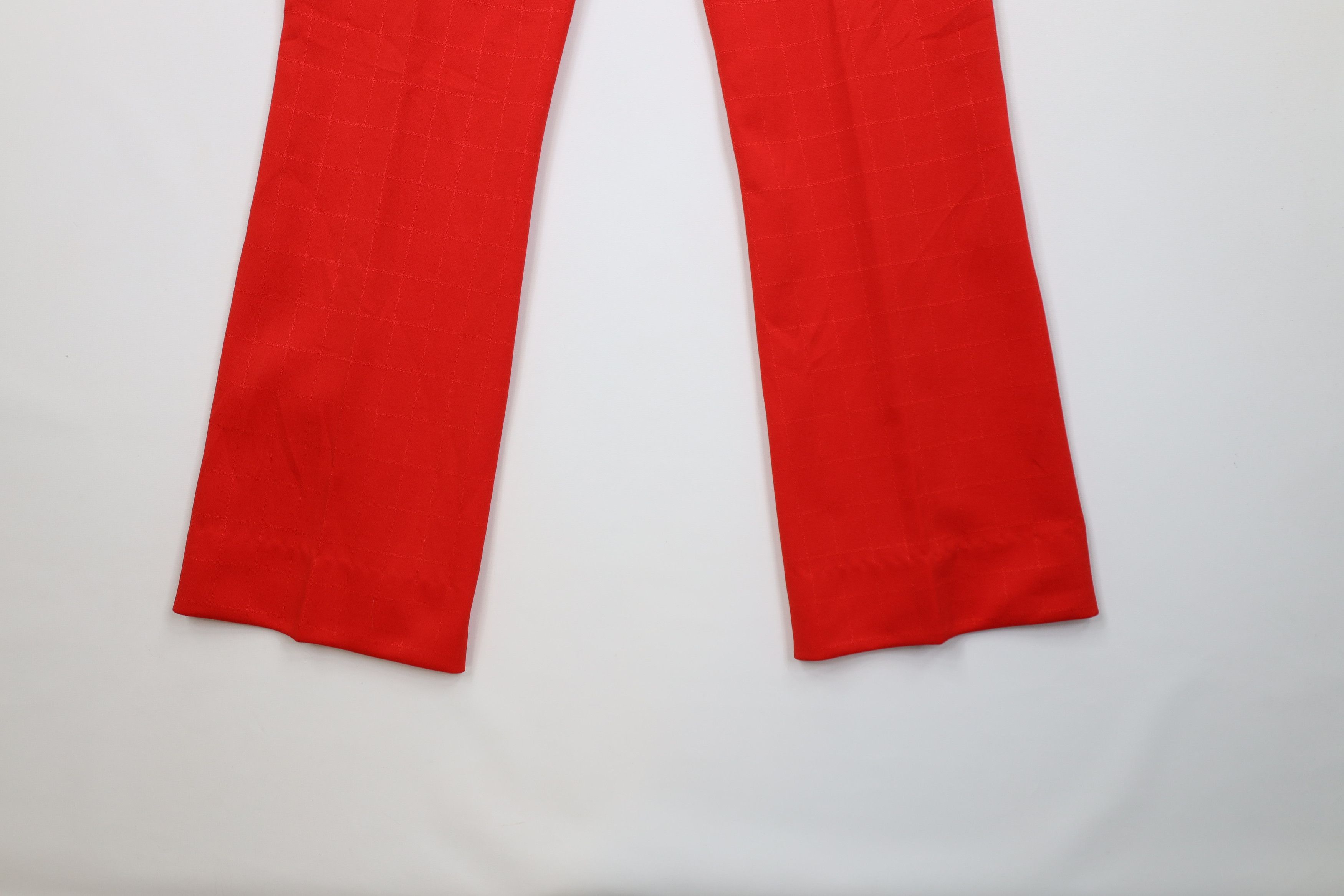 Vintage Vintage 70s Streetwear Knit Bell Bottoms Pants Plaid USA Size 32" / US 10 / IT 46 - 12 Thumbnail