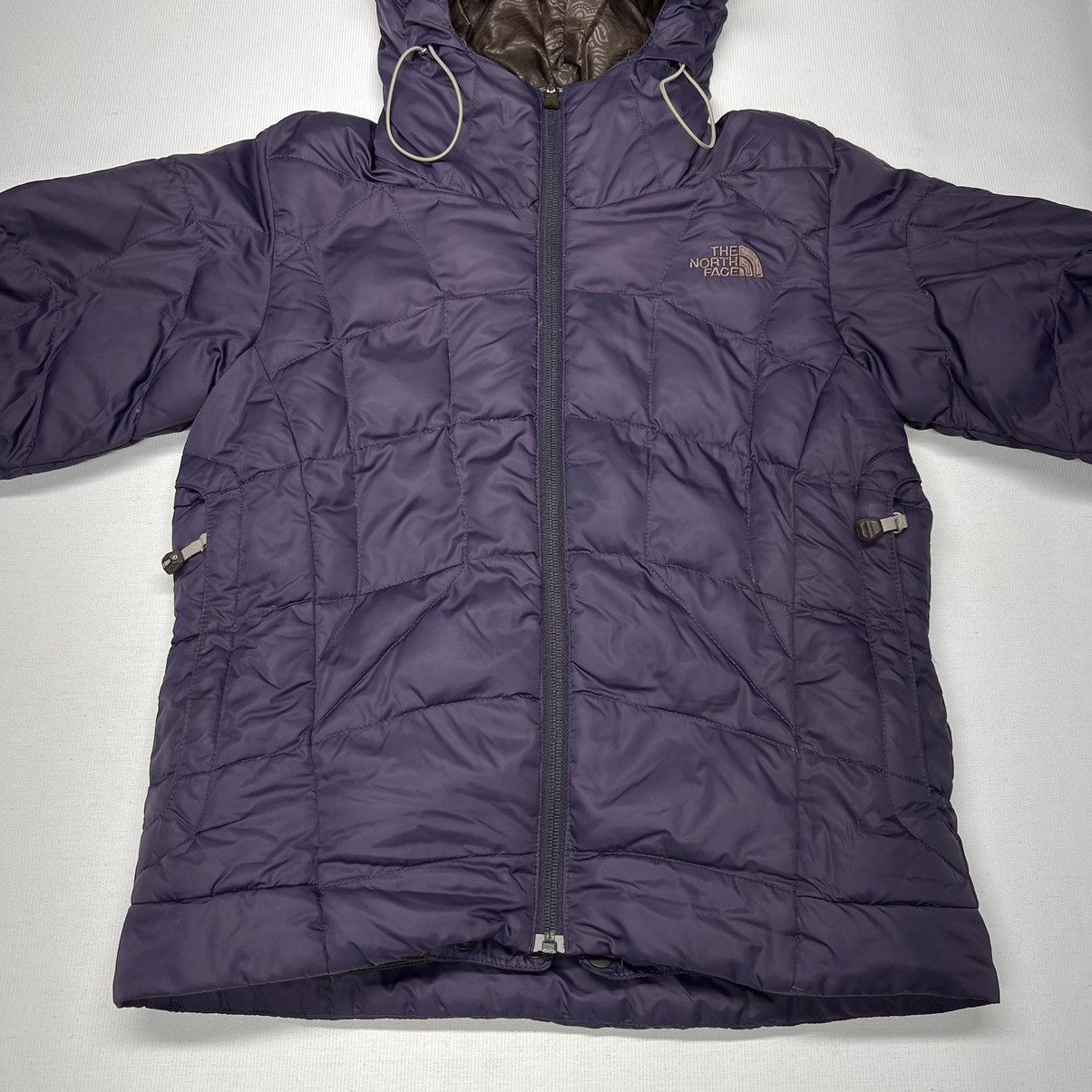 The North Face The North Face Down Jacket 600 Full Puffer Purple Plum Zip Size XS / US 0-2 / IT 36-38 - 2 Thumbnail