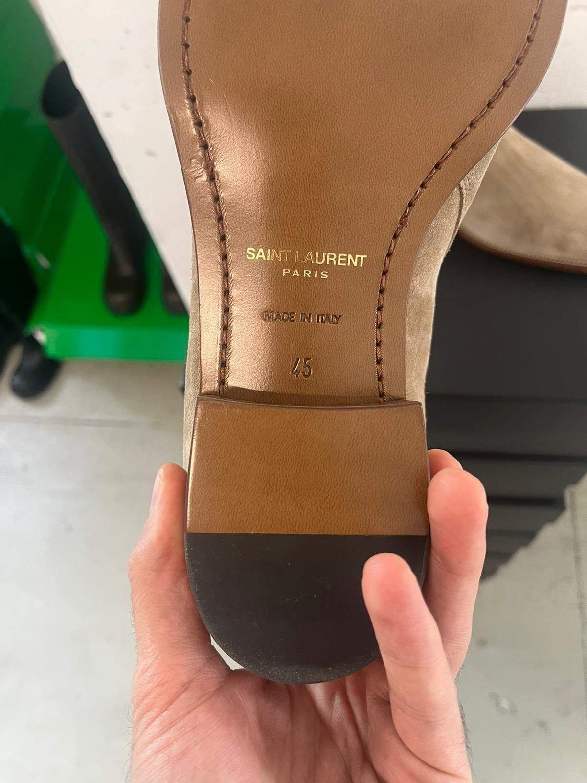 Saint Laurent Paris o1alsim1 Jodhpur High Buckle Boots in Light Brown Size US 12 / EU 45 - 14 Thumbnail
