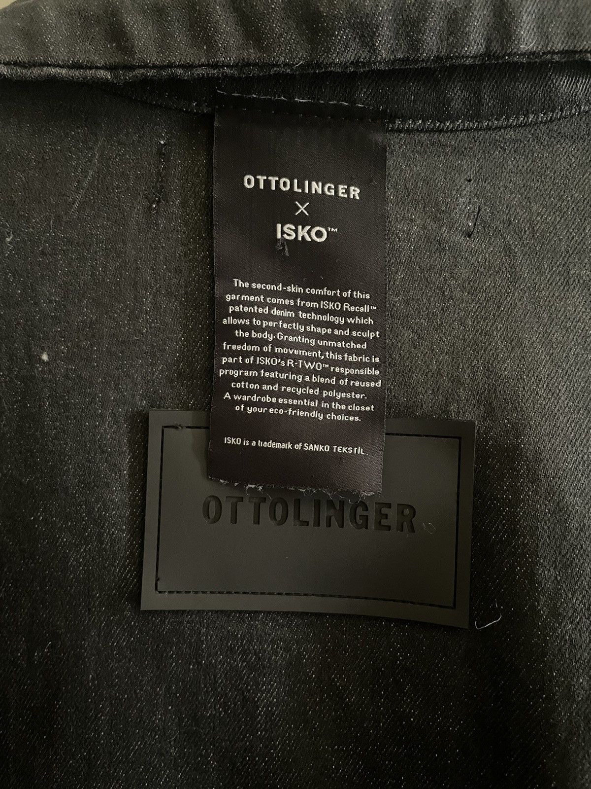 Ottolinger Ottolinger Cropped Waxed Denim Jacket Size US XS / EU 42 / 0 - 4 Thumbnail