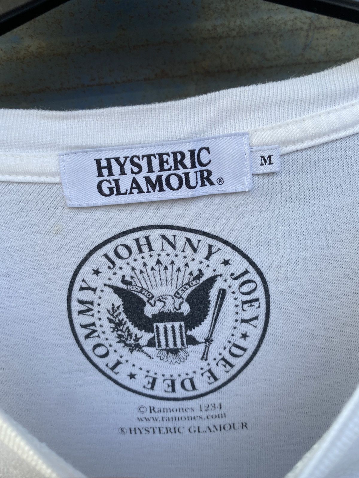 Hysteric Glamour Hysteric Glamour I Love Joey Ramones T Shirt Size US M / EU 48-50 / 2 - 9 Thumbnail