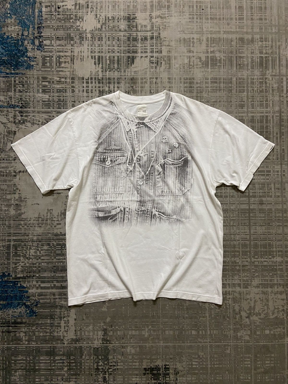 Neighborhood NEIGHBOURHOOD WHITE TEE RARE DESIGN Size US XL / EU 56 / 4 - 1 Thumbnail