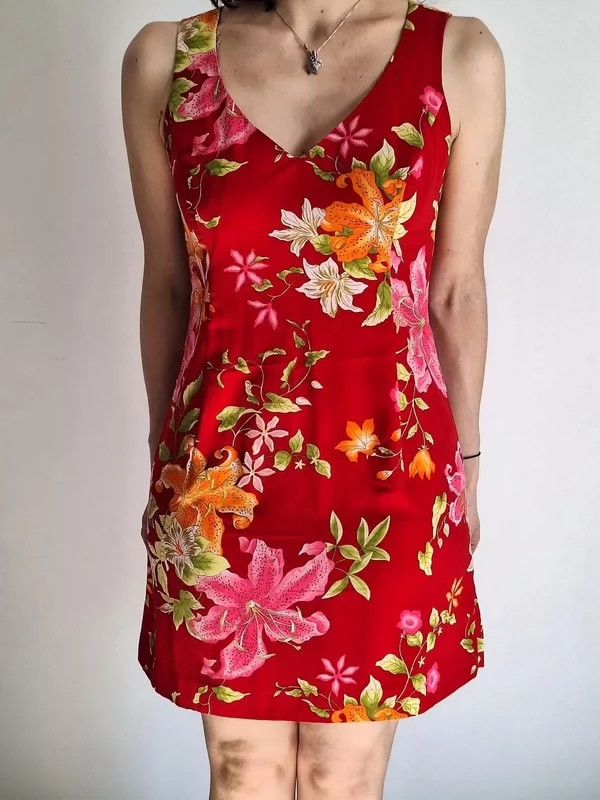 Kenzo KENZO Floral dress, 1980s Size XS / US 0-2 / IT 36-38 - 2 Thumbnail