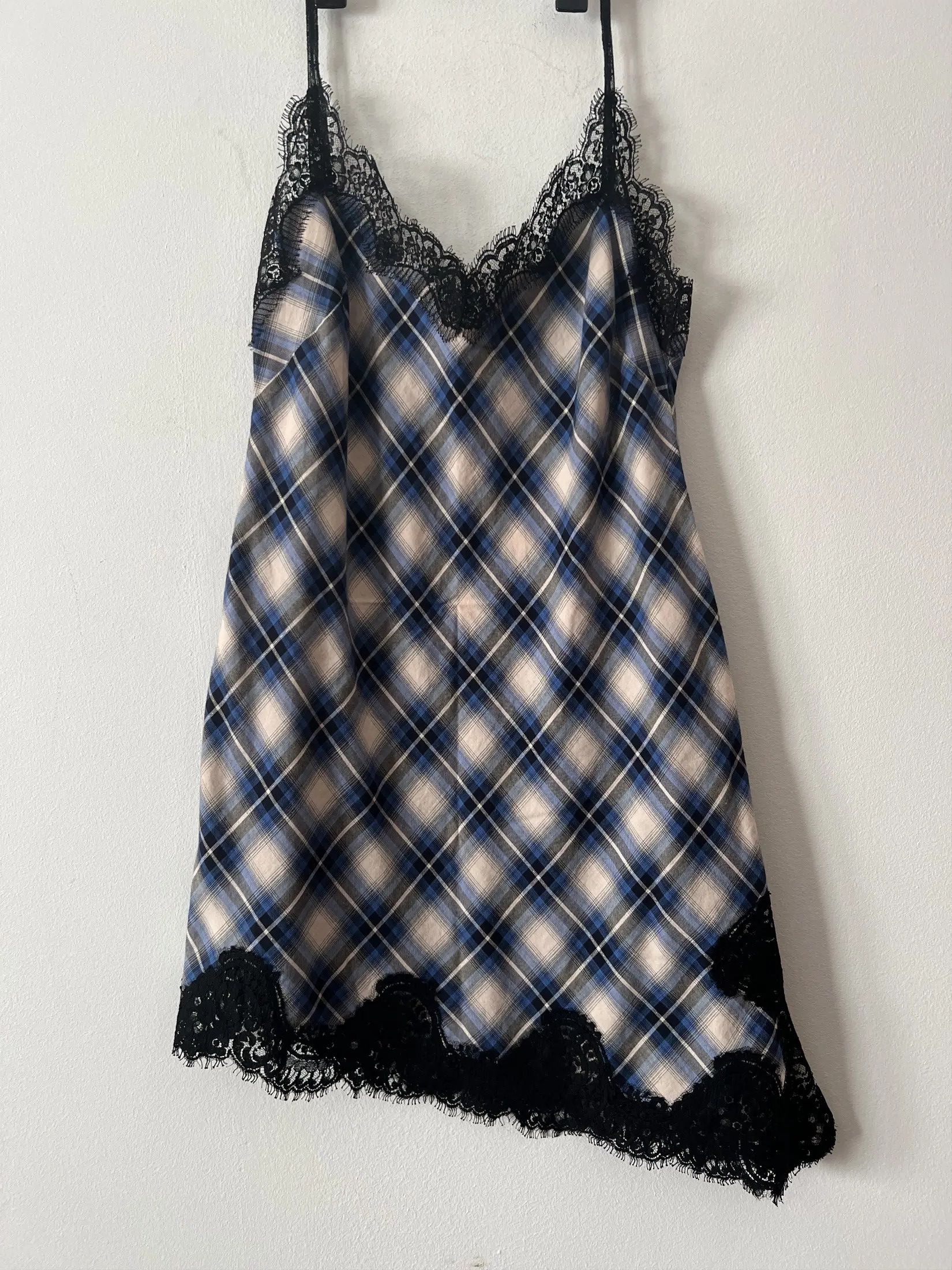 Alberta Ferretti Mini Dress Trim Lace Size M / US 6-8 / IT 42-44 - 3 Thumbnail