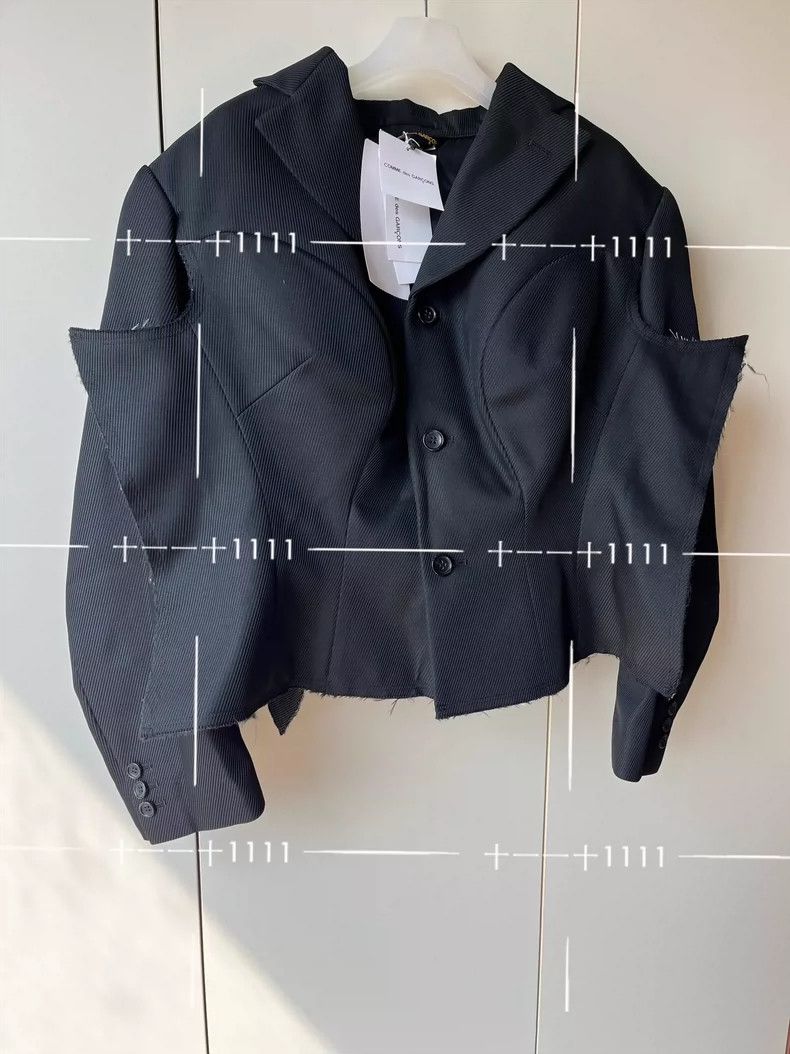 Comme des Garcons Comme des Garcons Spliced polyester long sleeve jacket Size XS / US 0-2 / IT 36-38 - 4 Thumbnail