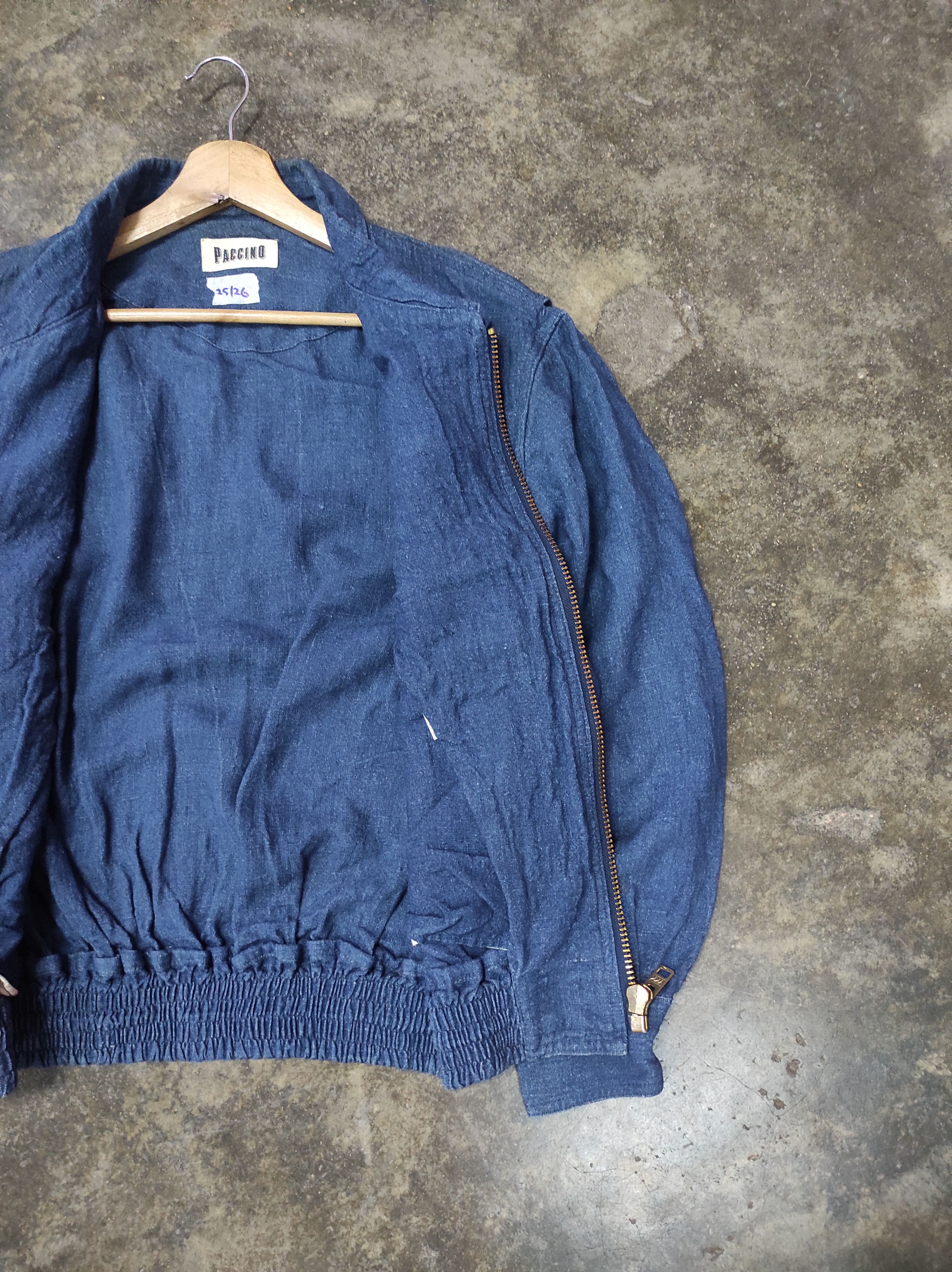 Japanese Brand VINTAGE PACCINO DENIM BOMBER JACKET Size US L / EU 52-54 / 3 - 2 Thumbnail