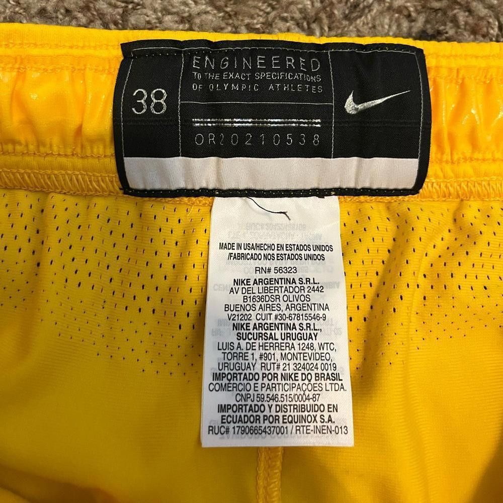 Nike Nike 2020 Tokyo Olympic Game Issued Shorts Brazil Size US 38 / EU 54 - 9 Thumbnail