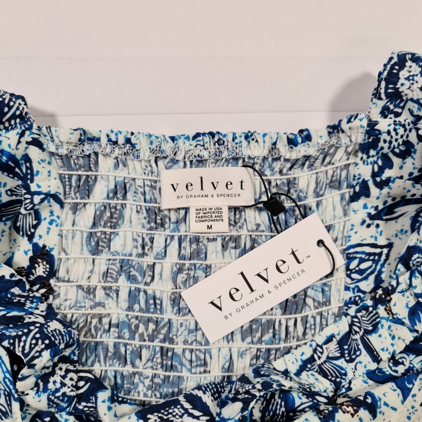 Velvet Velvet by Graham & Spencer Dress Womens Midi Floral Sleeveless Tank Blue M Size M / US 6-8 / IT 42-44 - 3 Thumbnail