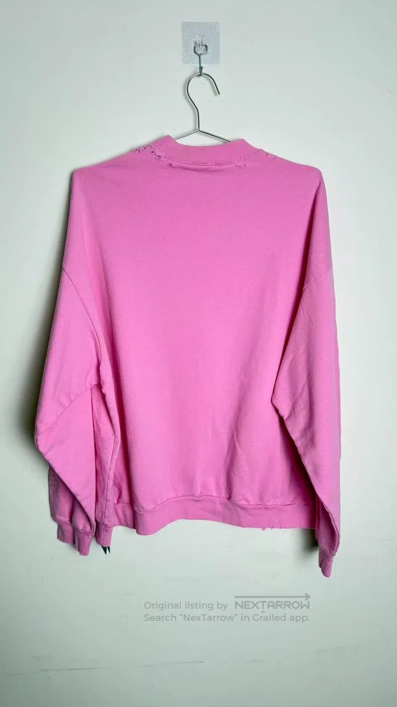 Balenciaga Balenciaga Round neck loose long sleeve lettering print sw Size L / US 10 / IT 46 - 2 Thumbnail