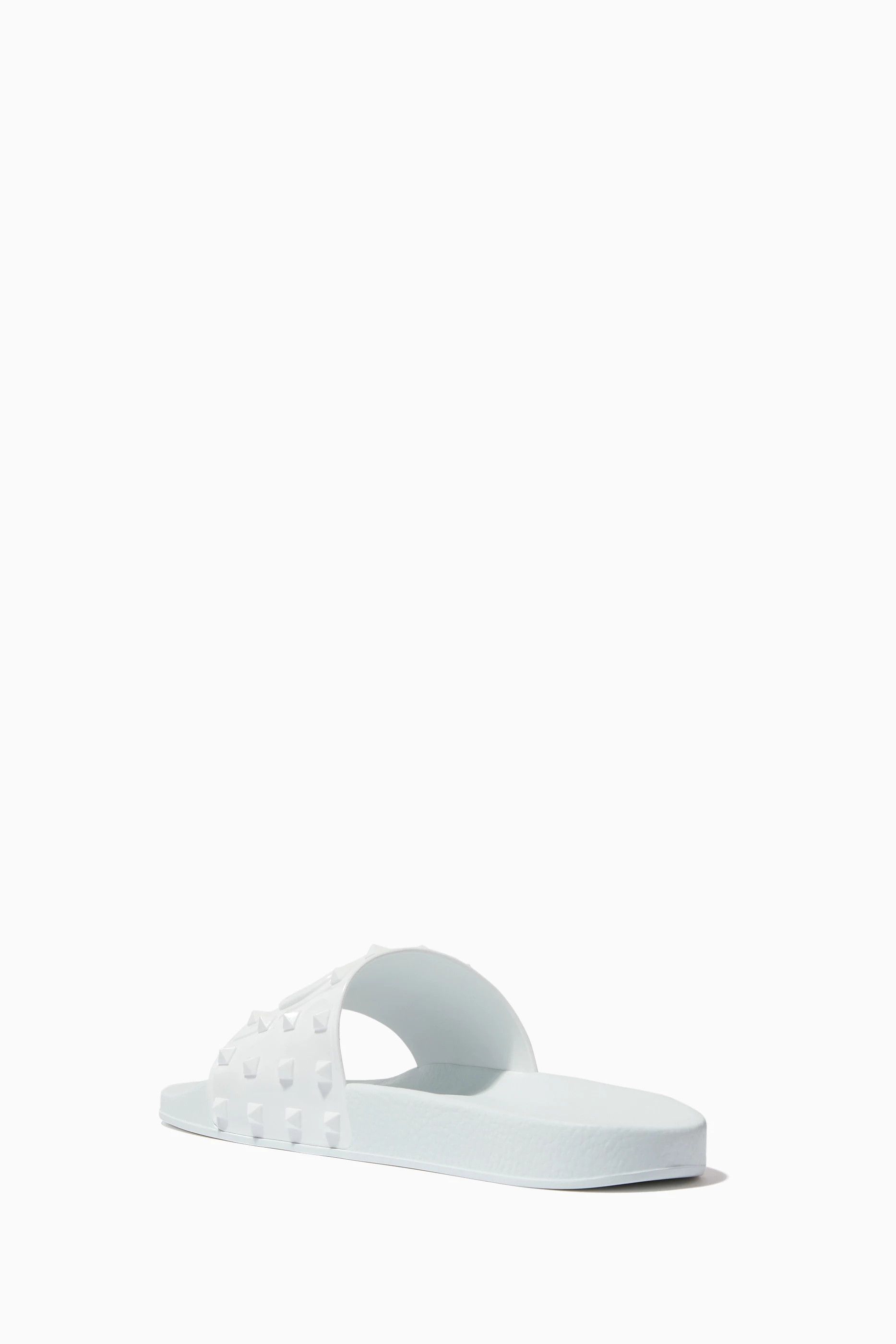 Valentino o1y0525 Logo Slippers in White Size US 8 / EU 41 - 3 Thumbnail