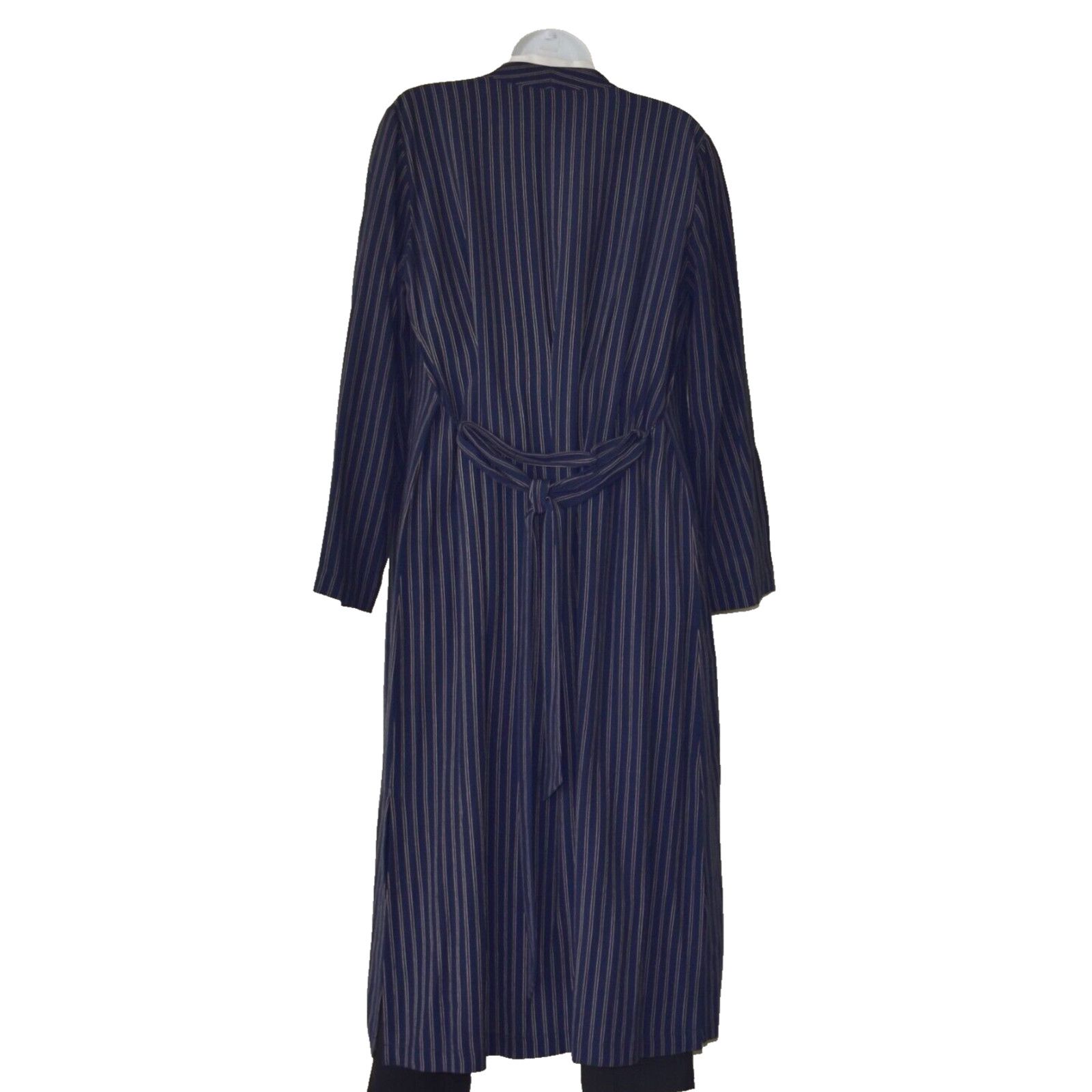 Eileen Fisher EILEEN FISHER Midnight Blue Belted Kimono Jacket Size S $358 Size S / US 4 / IT 40 - 3 Thumbnail