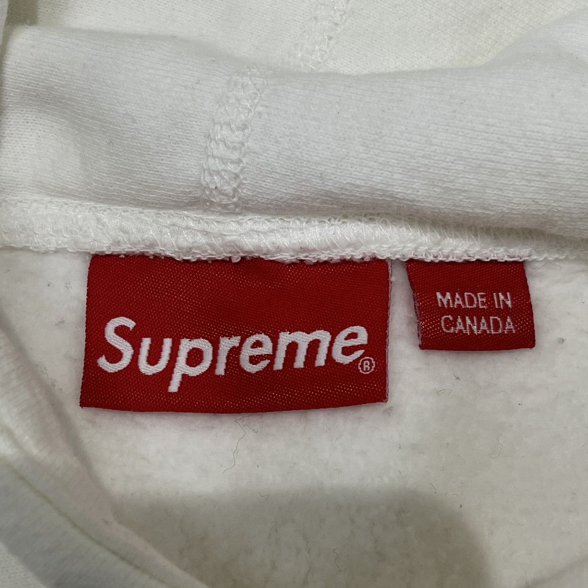Supreme × Swarovski Supreme x Swarovski S Logo Hooded Sweatshirt White Size US XL / EU 56 / 4 - 4 Thumbnail