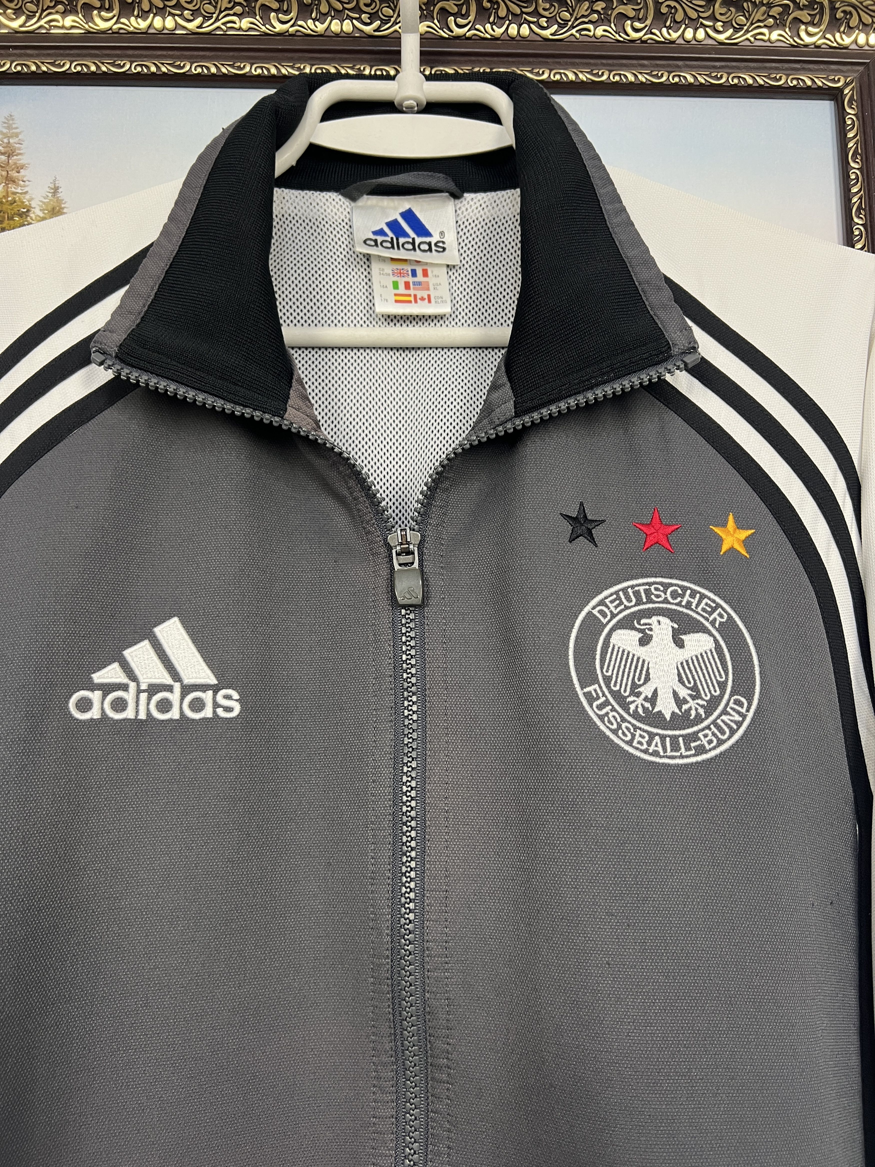 Vintage 90's Adidas Germany Football Jacket Soccer Track Top