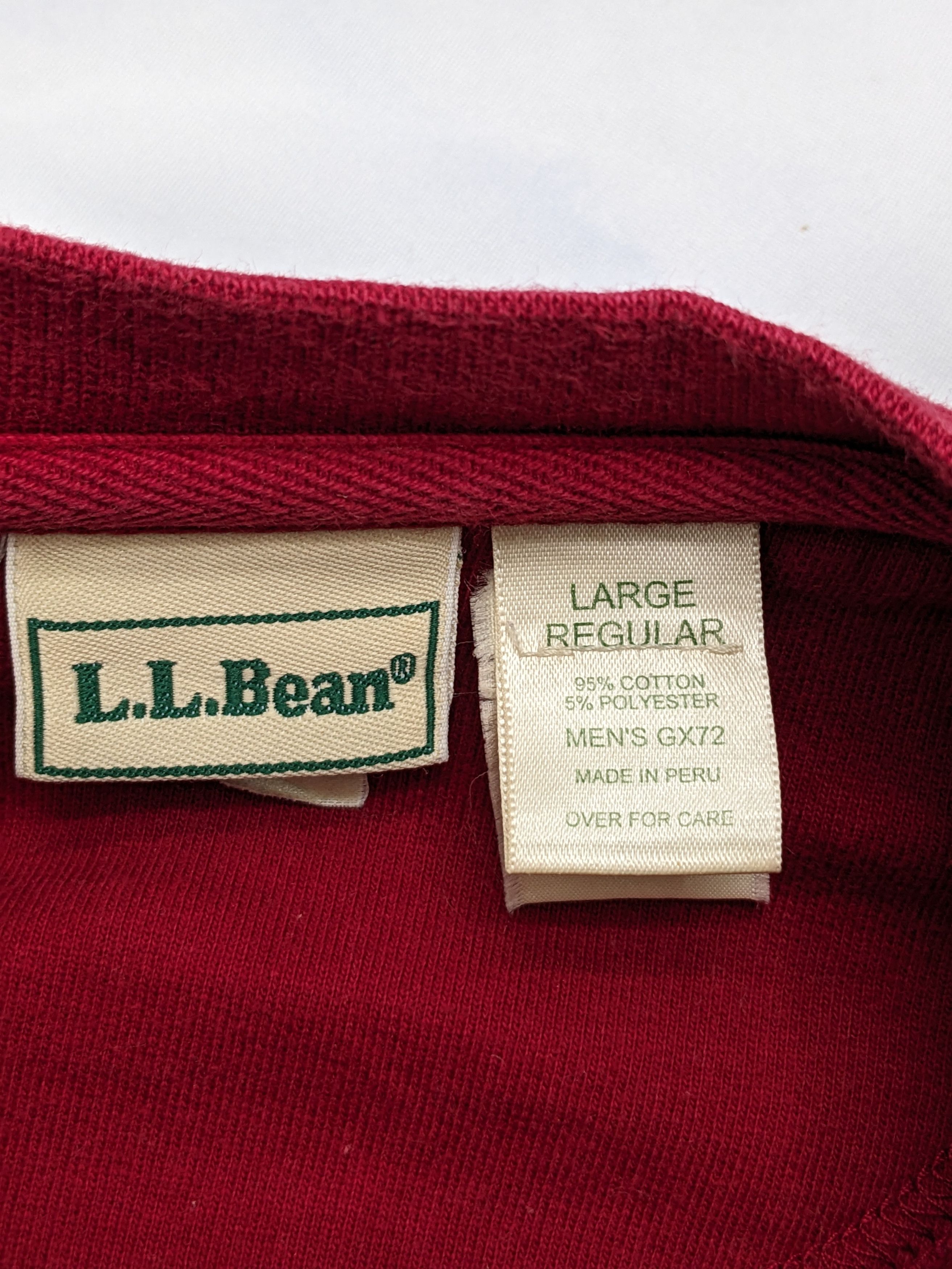 L.L. Bean Vintage L.L.Bean Anorak Heavyweight Crewneck Sweatshirt Size US L / EU 52-54 / 3 - 9 Thumbnail
