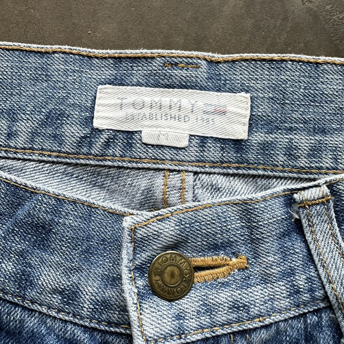 Japanese Brand Vintage Tommy Raw Denim Jeans Made In Japan Size 34 Size US 34 / EU 50 - 4 Thumbnail