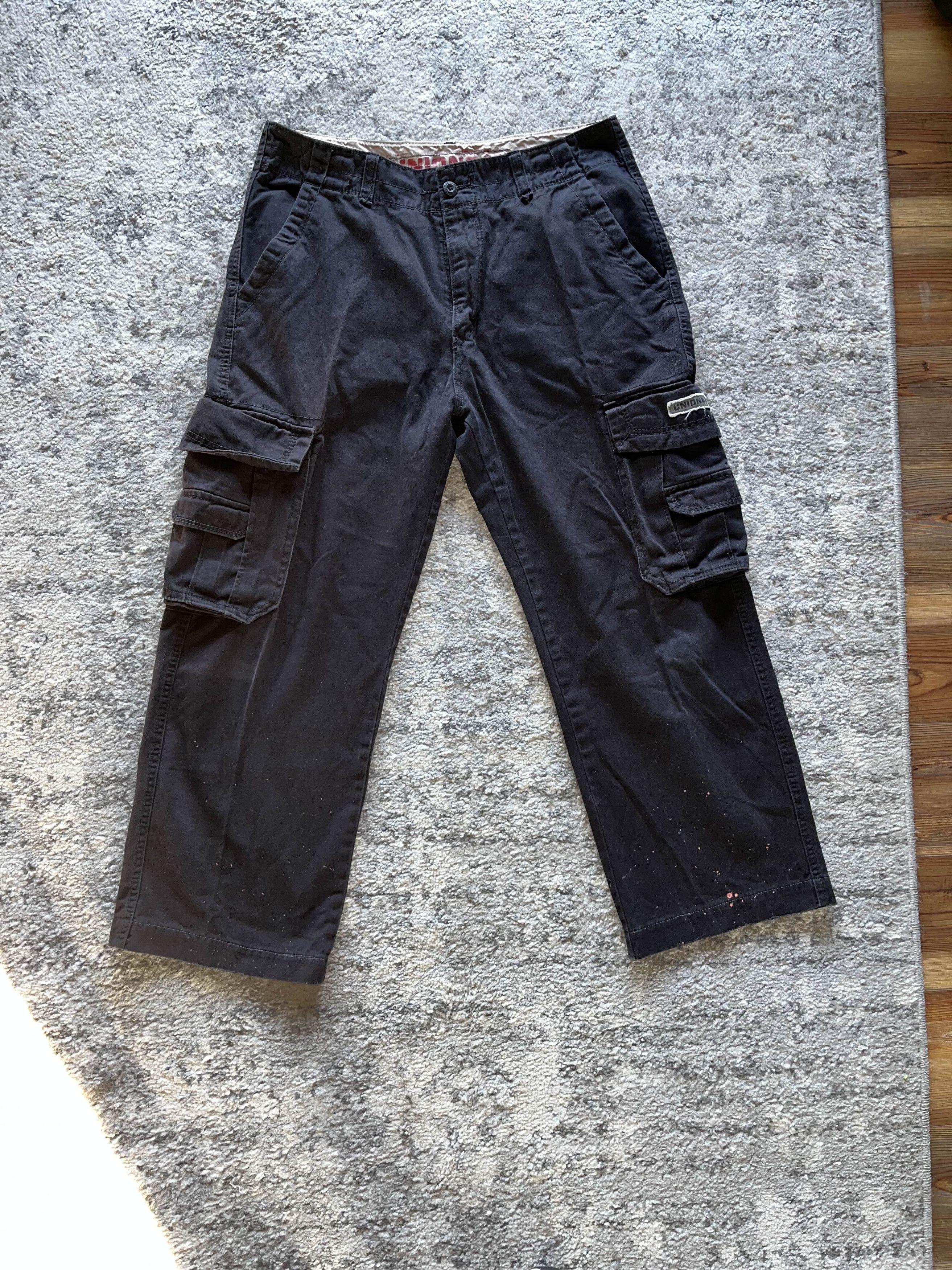 UNIONBAY Y2K UNIONBAY Black Baggy Cargos Size US 34 / EU 50 - 1 Thumbnail
