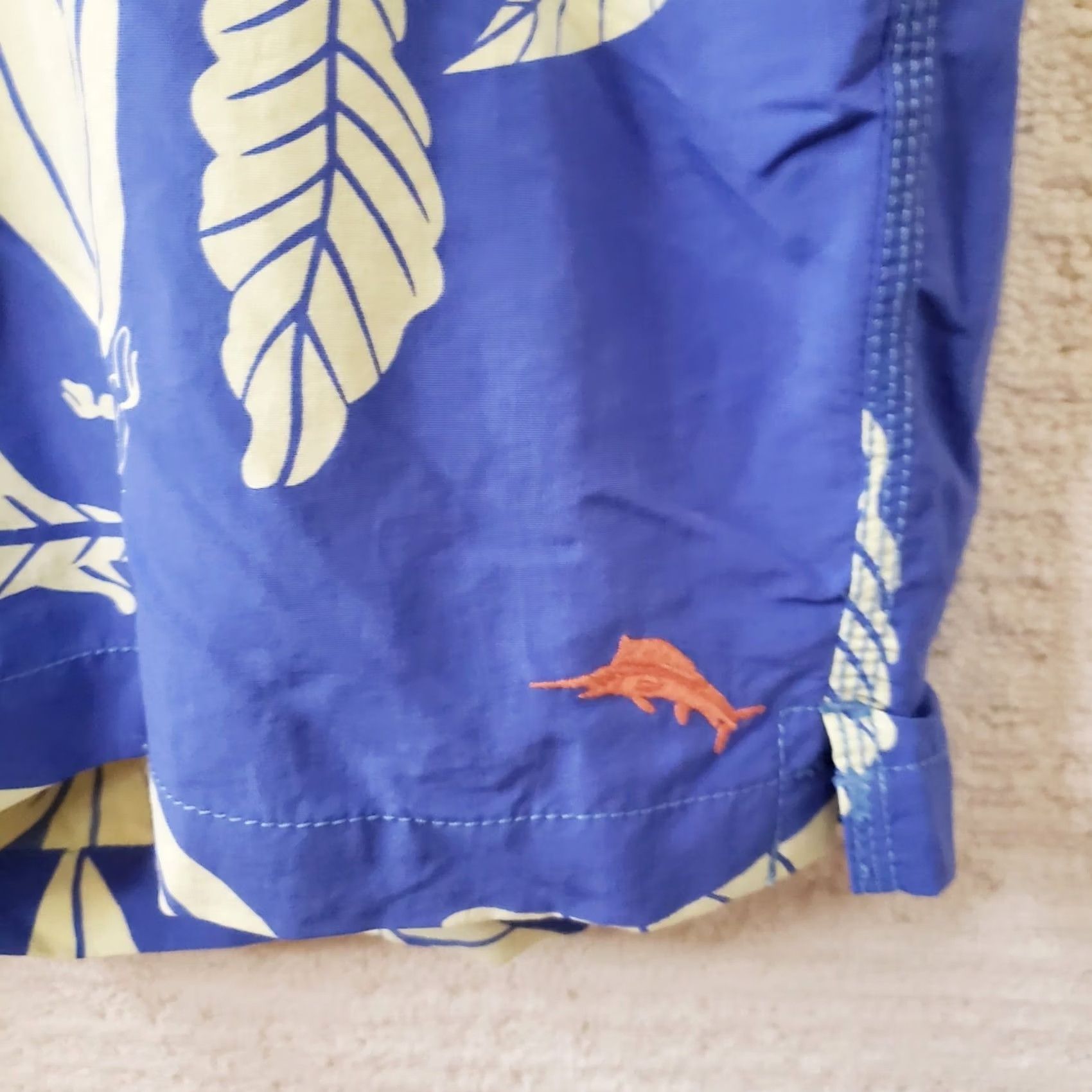 Tommy Bahama Tommy Bahama Mens Relax Blue Floral Tropical Swim Trunks Board Shorts XL Lined Blue Floral Pattern Beach Mens Size US 36 / EU 52 - 4 Thumbnail