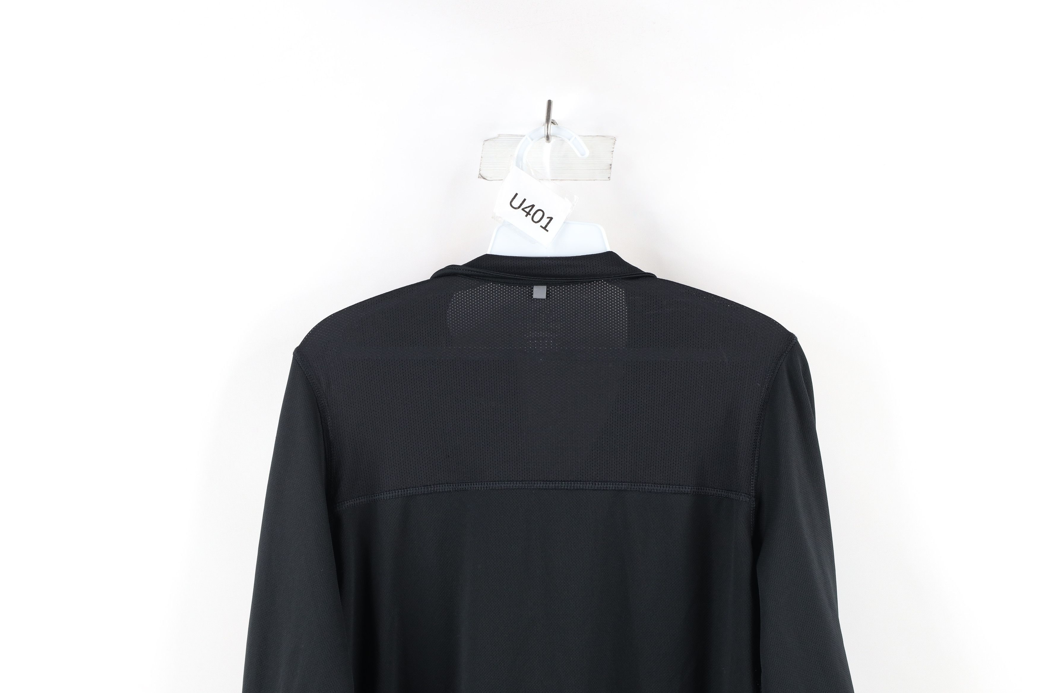Nike × Vintage Nike Running Swoosh Lightweight Half Zip Pullover Top Black Size US M / EU 48-50 / 2 - 8 Thumbnail