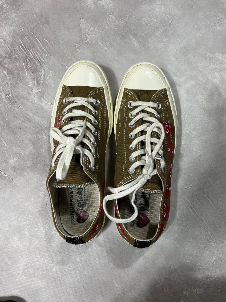 Comme des Garcons × Converse Convers Chuck 70 Come Des Garcons Play Olive Size US 8.5 / EU 41-42 - 8 Thumbnail
