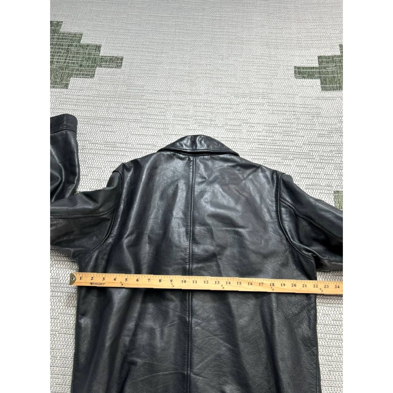 Banana Republic VINTAGE Banana Republic Jacket Men L Black Leather Bomber Full Zip - Casual, Regular Fit, Heavy Size US L / EU 52-54 / 3 - 6 Thumbnail