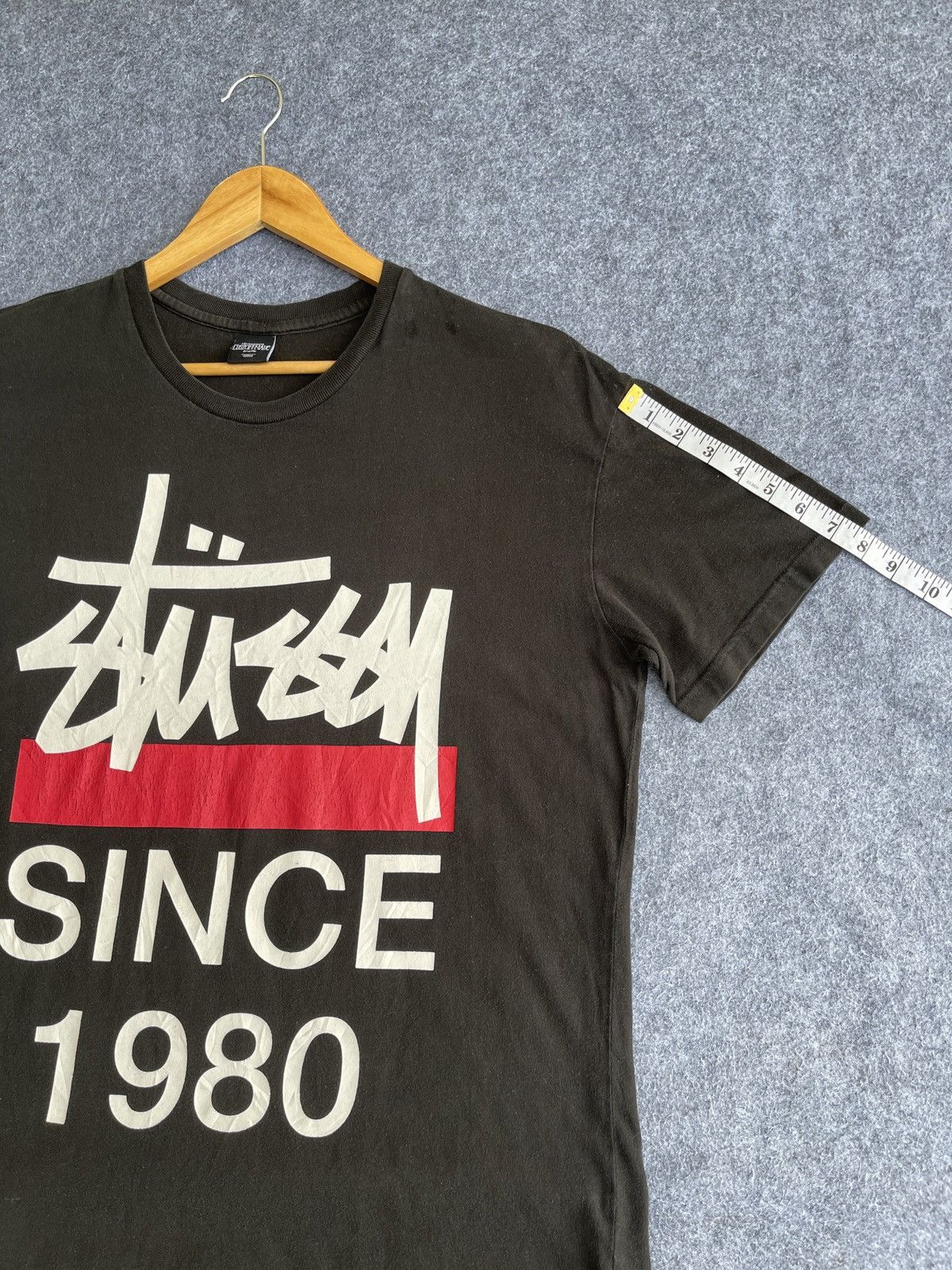 Stussy Rare🔥Vintage STUSSY Since 1980 T Black Tee Size US L / EU 52-54 / 3 - 12 Thumbnail