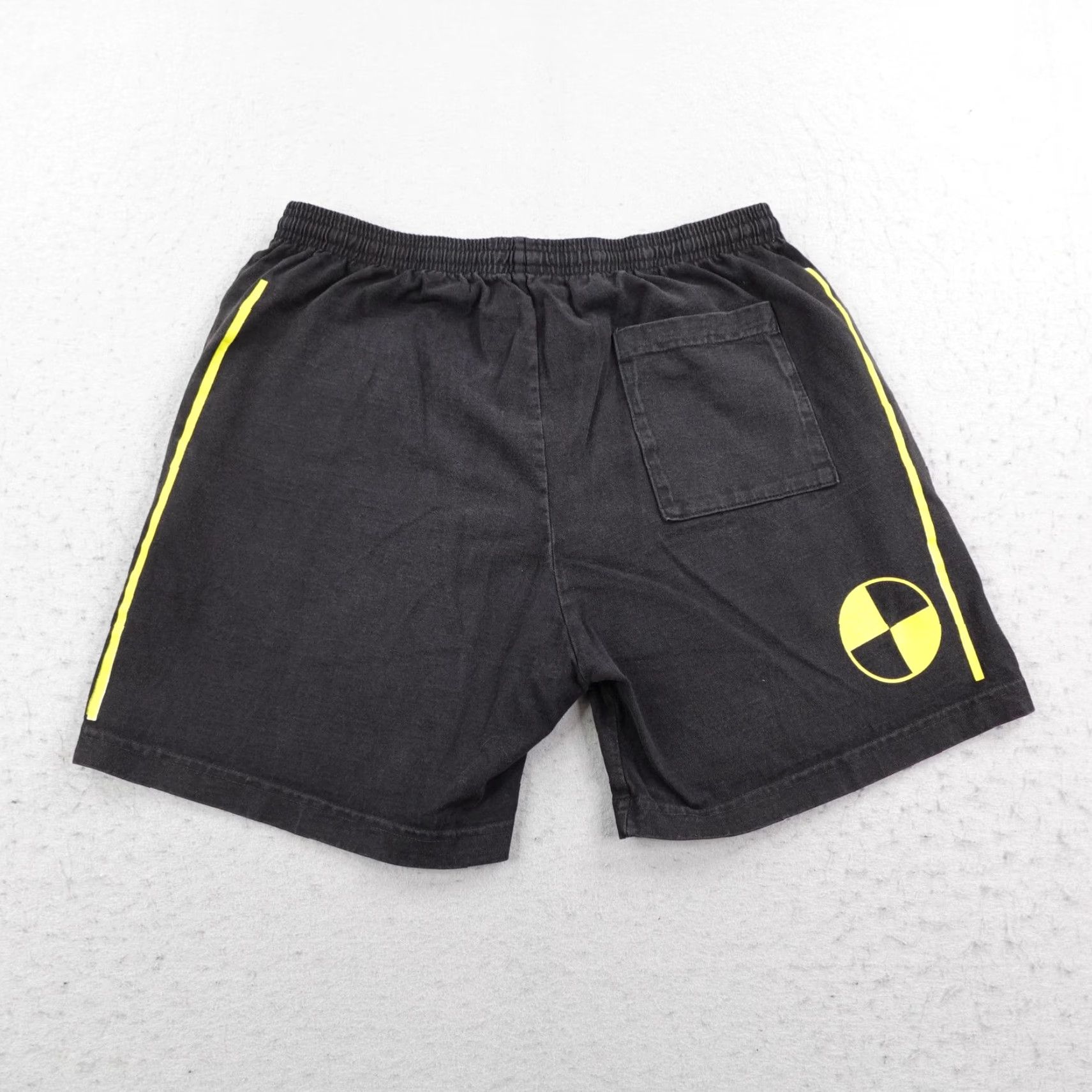 AWGE ASAP Rocky Shorts Mens M Black AWGE Sweat Joggers Babushka Boi Hip Hop Rap Size US 31 - 4 Thumbnail