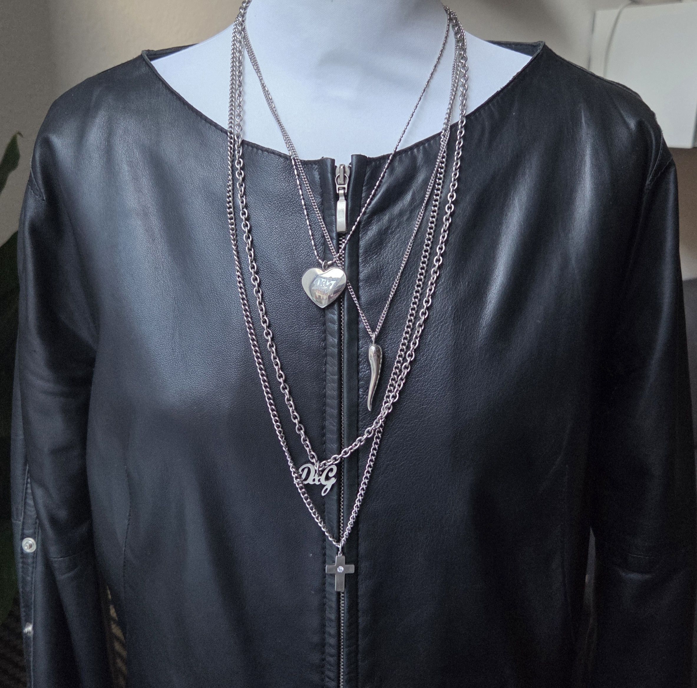 Dolce & Gabbana Dolce & Gabbana quadruple chain necklace Size ONE SIZE - 10 Thumbnail
