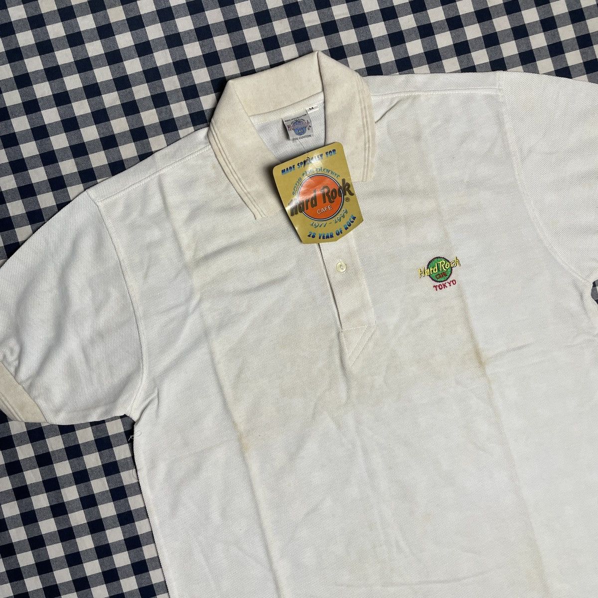 Hard Rock Cafe × Vintage Polo shirts HARD ROCK Cafe TOKYO 1977-1999 23th anniversary Size US M / EU 48-50 / 2 - 2 Thumbnail