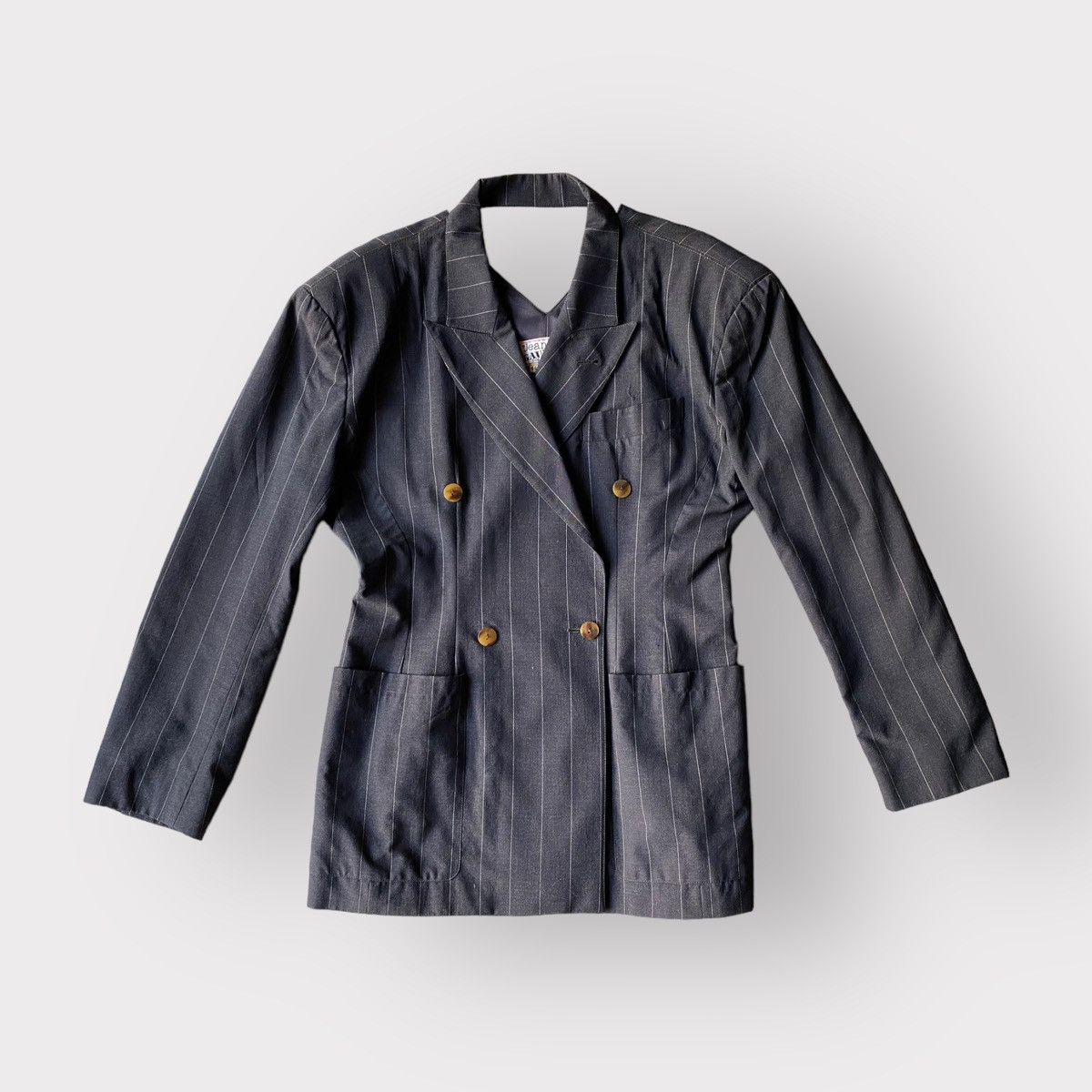 Jean Paul Gaultier Vintage 80’s Gaultier Pour Gibo Cut Out Blazer Size L / US 10 / IT 46 - 1 Thumbnail
