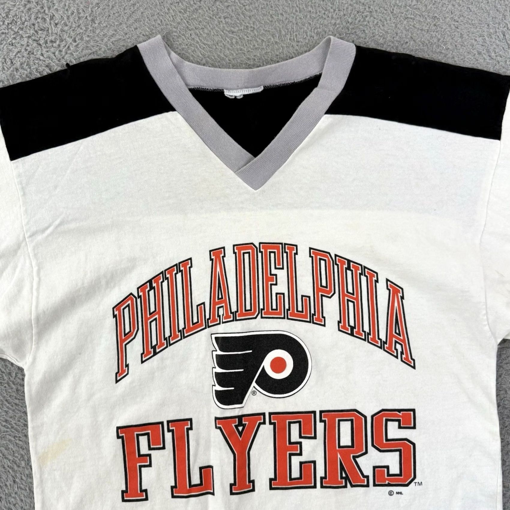 Logo Athletic VINTAGE Logo Athletic Philadelphia Flyers Shirt Mens 90s NHL Hockey White Cotton 90s Theme Size US M / EU 48-50 / 2 - 3 Thumbnail