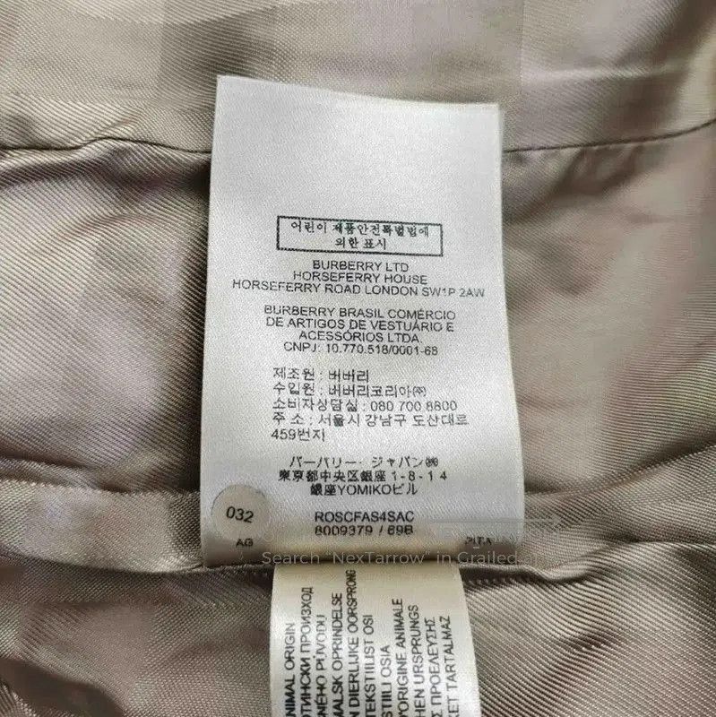 Burberry Burberry Light Pink Cotton Women's Trench Coat. Size M / US 6-8 / IT 42-44 - 4 Thumbnail