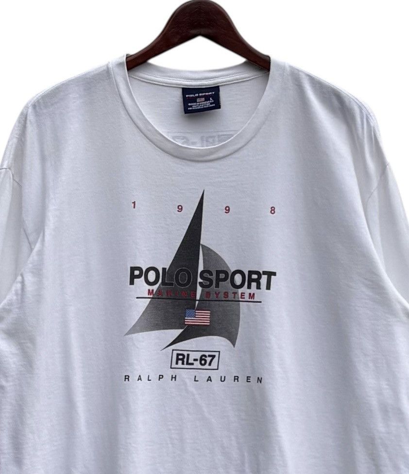 Polo Ralph Lauren Polo Ralph Lauren RL-67 Polo Sport Yatch Marin System Shirt Size US L / EU 52-54 / 3 - 2 Thumbnail