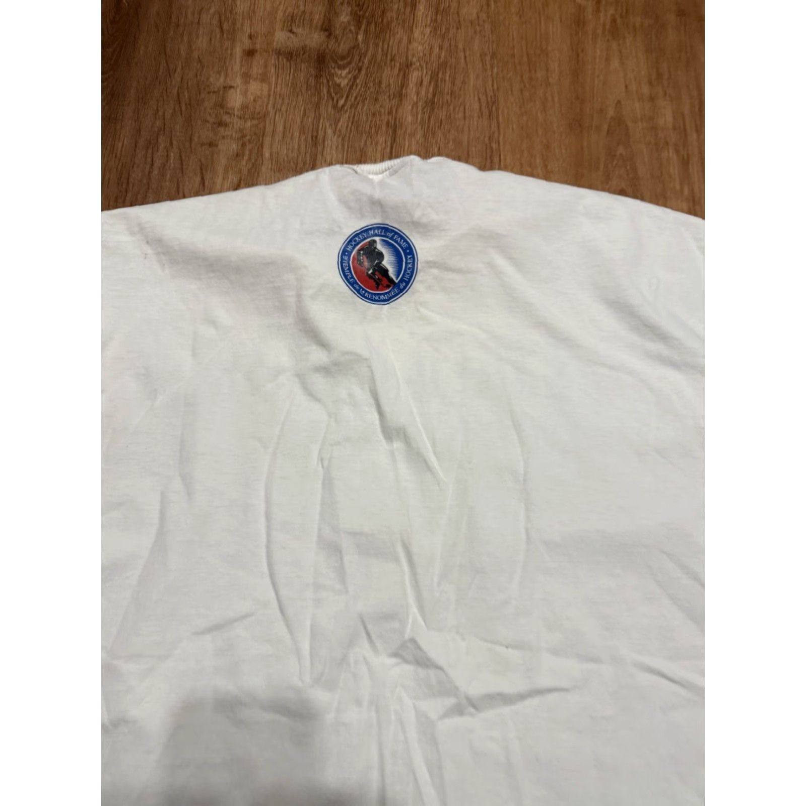 Vintage VINTAGE 90s Eat Sleep Hockey Thrashed Distressed Worn Sport T-Shirt 3XL White Mens Size US XXL / EU 58 / 5 - 7 Thumbnail