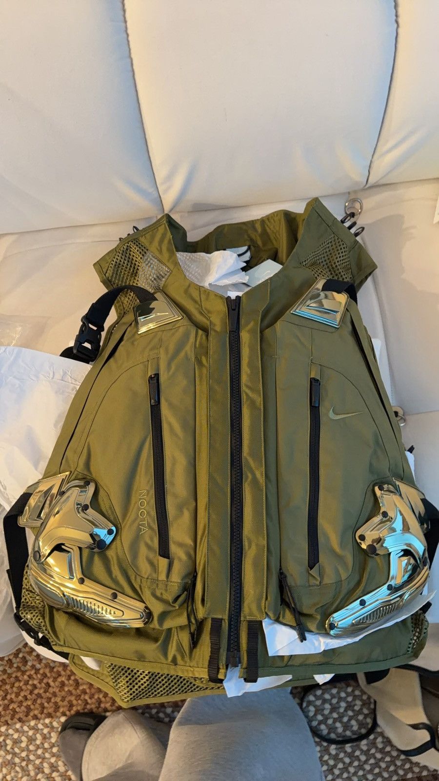 NOCTA × Nike Nike Nocta Modular vest Khaki New With Tags Size US L / EU 52-54 / 3 - 2 Thumbnail