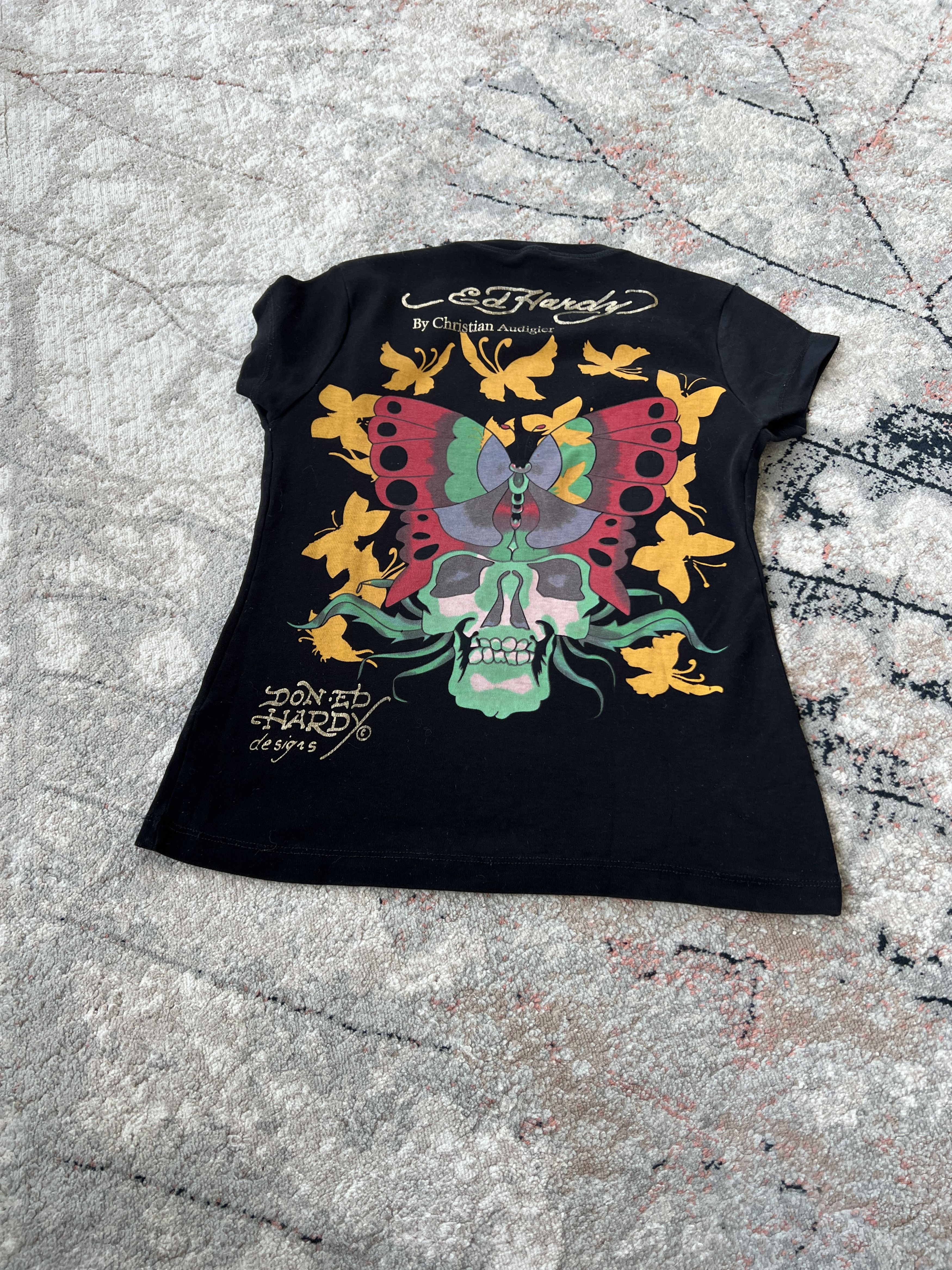 Christian Audigier Ed Hardy Made In USA Vintage Tee Size S / US 4 / IT 40 - 6 Thumbnail